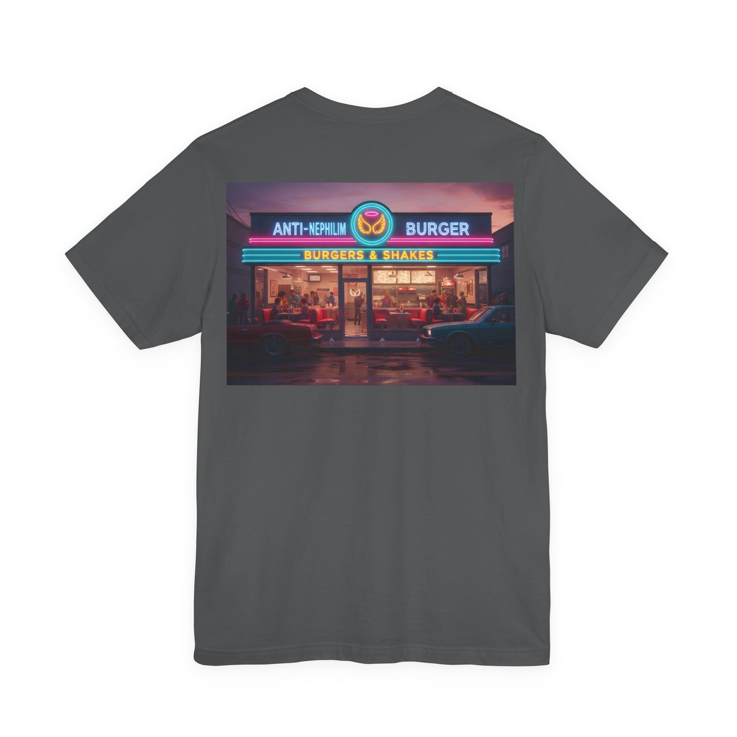 Retro Neon Burger Joint T Shirt — Kirk Ave. Apparel