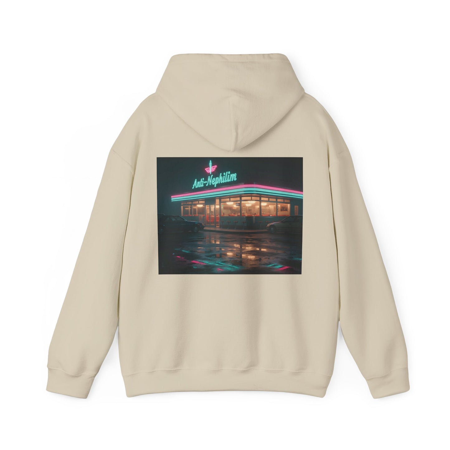 Vintage Neon Diner Anti Nephilim Hoodie – Kirk Ave. Apparel