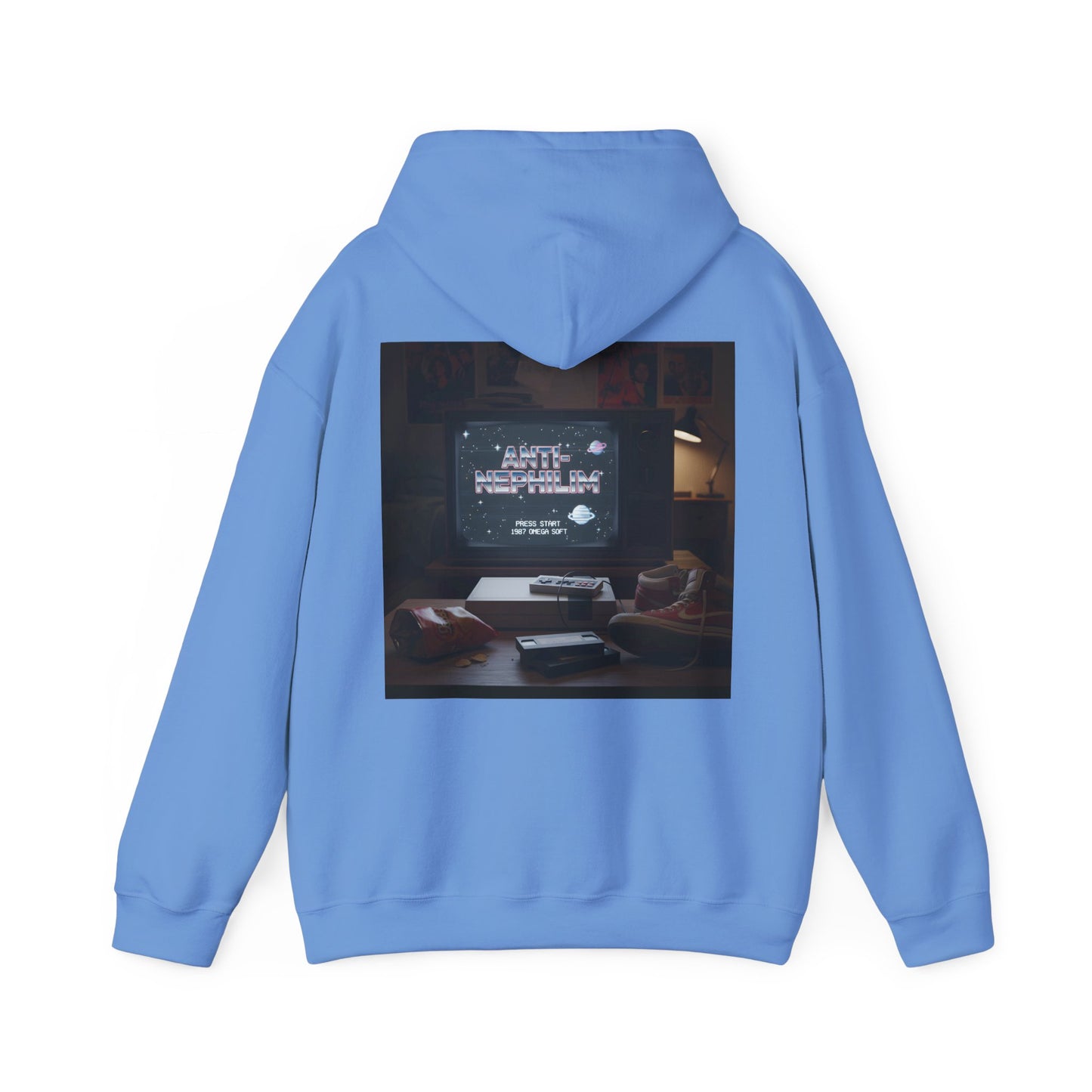 Retro Gamer Anti Nephilim Hoodie - Kirk Ave. Apparel