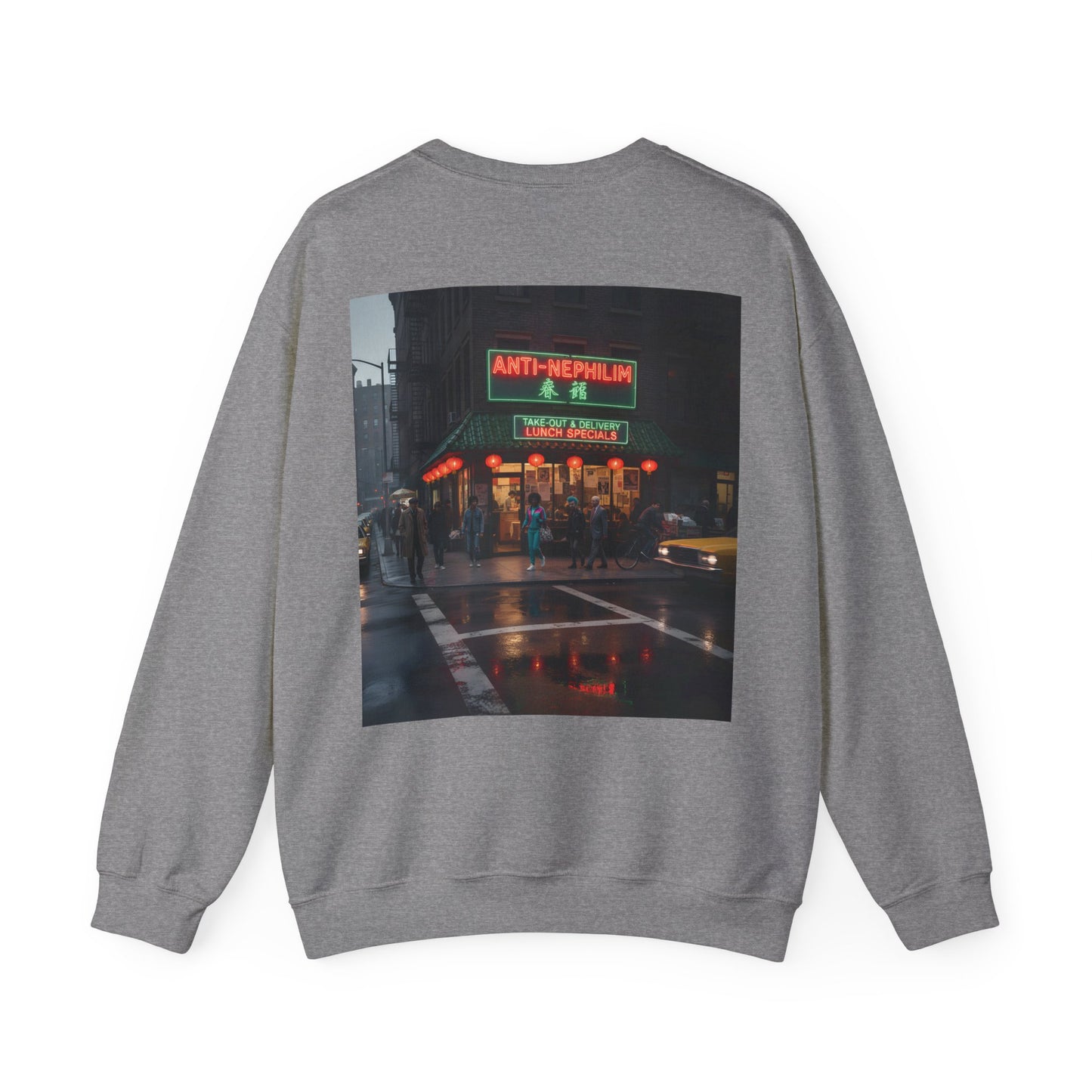 NYC Retro Chinese Anti Nephilim Sweatshirt - Kirk Ave. Apparel