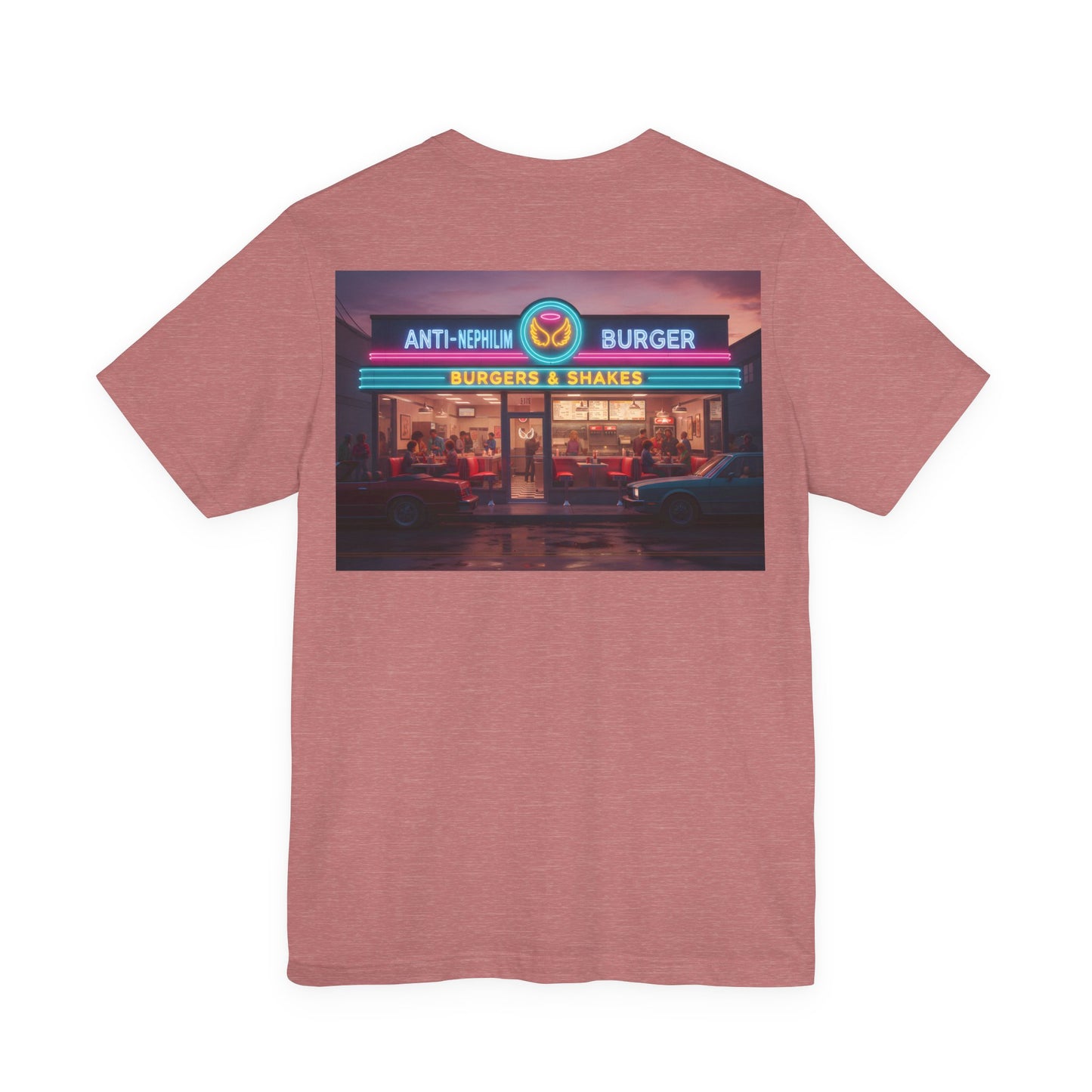 Retro Neon Burger Joint T Shirt — Kirk Ave. Apparel