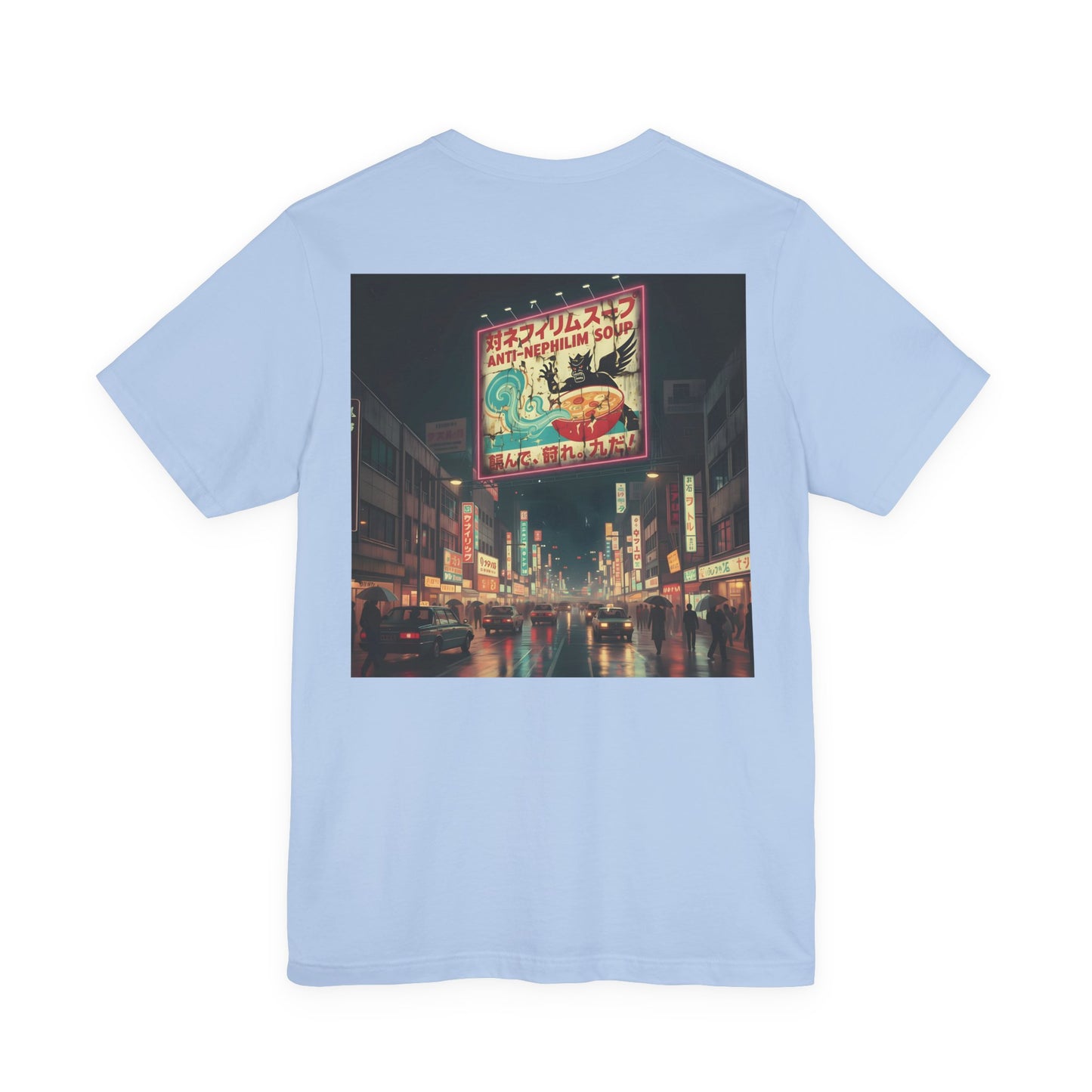 Retro Tokyo Anti Nephilim Soup T Shirt - Kirk Ave. Apparel