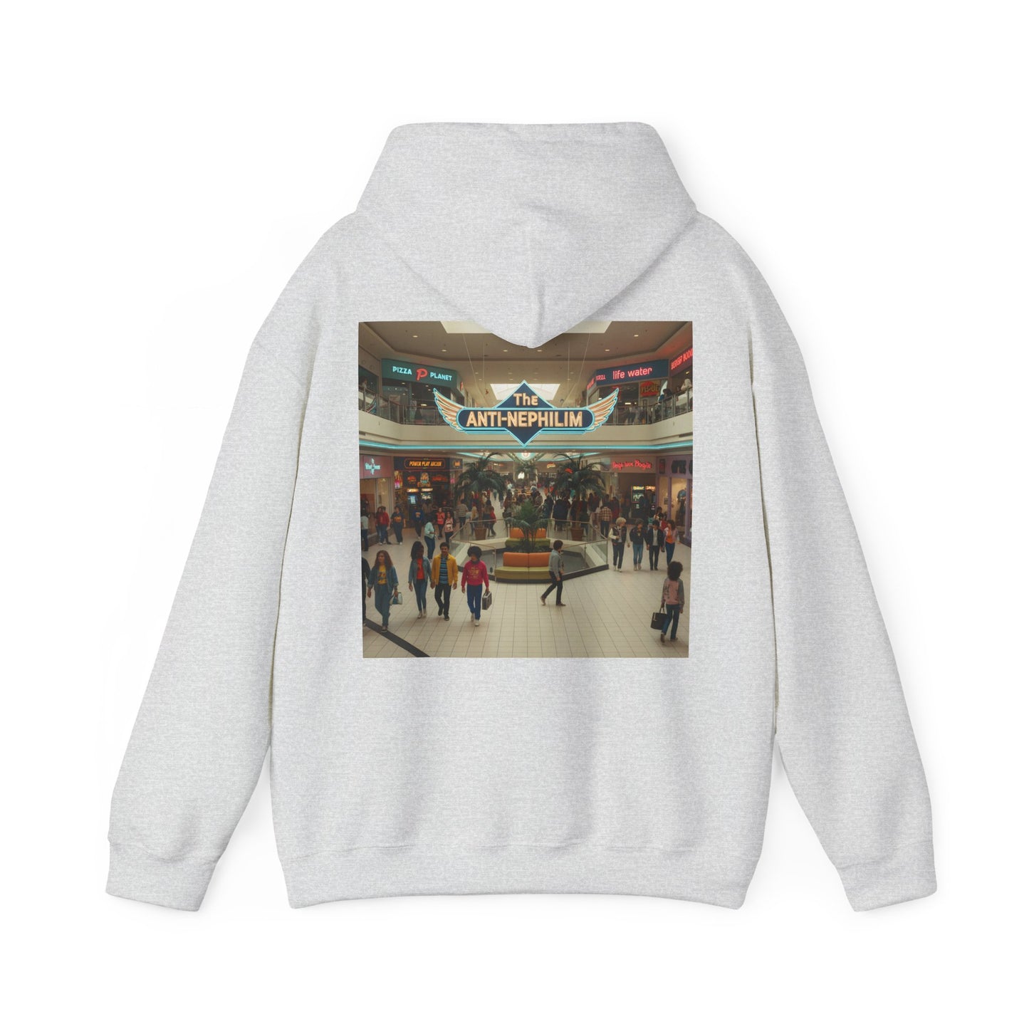 90s Mall Anti Nephilim Hoodie - Kirk Ave. Apparel