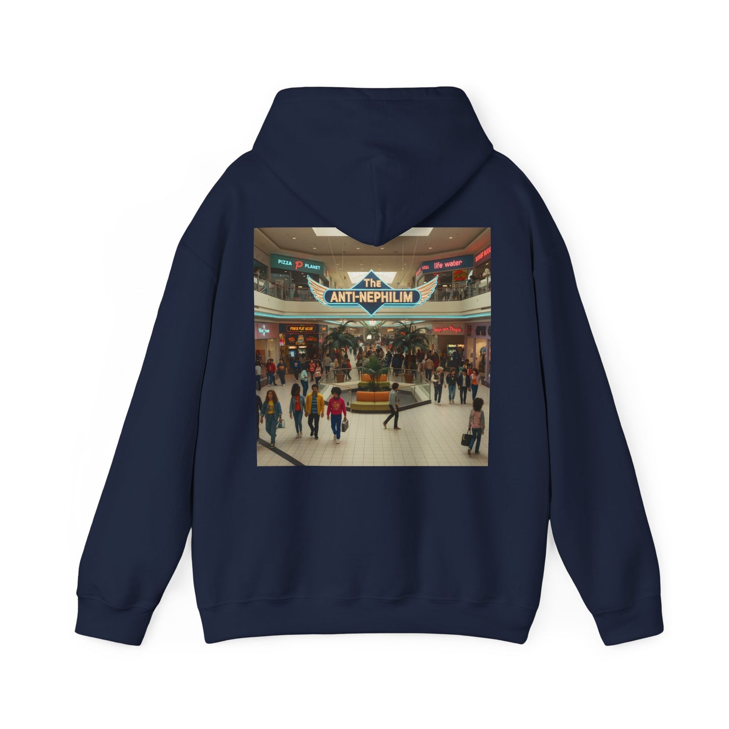 90s Mall Anti Nephilim Hoodie - Kirk Ave. Apparel