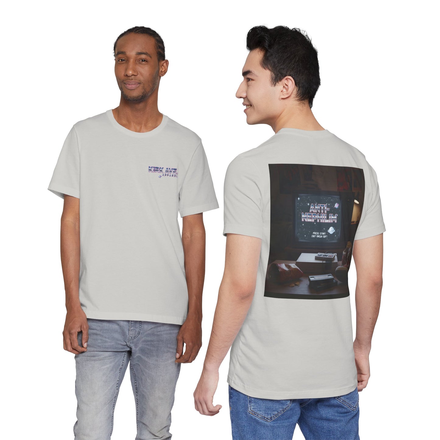 Retro Gamer Anti Nephilim T Shirt - Kirk Ave. Apparel