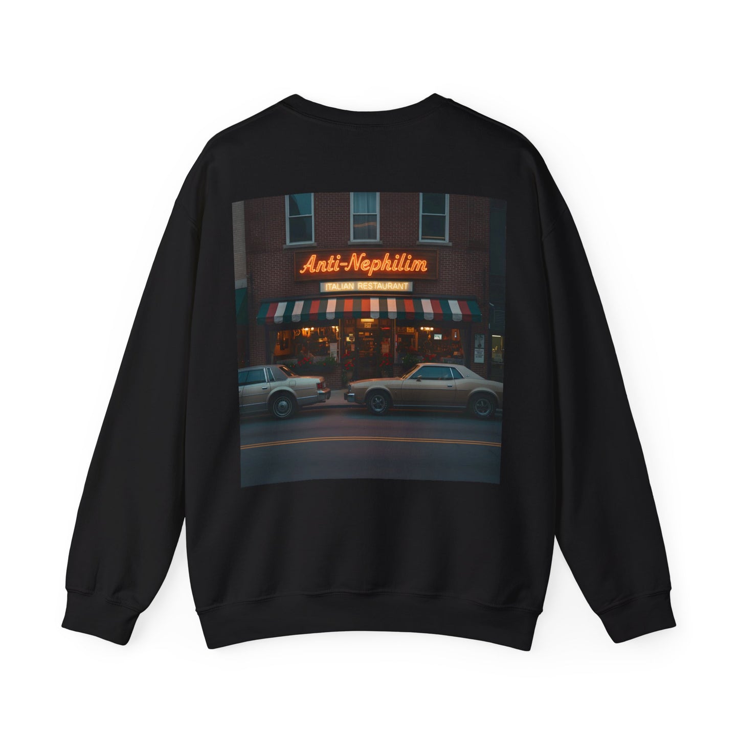 Retro NYC Italian Anti Nephilim Sweatshirt - Kirk Ave. Apparel