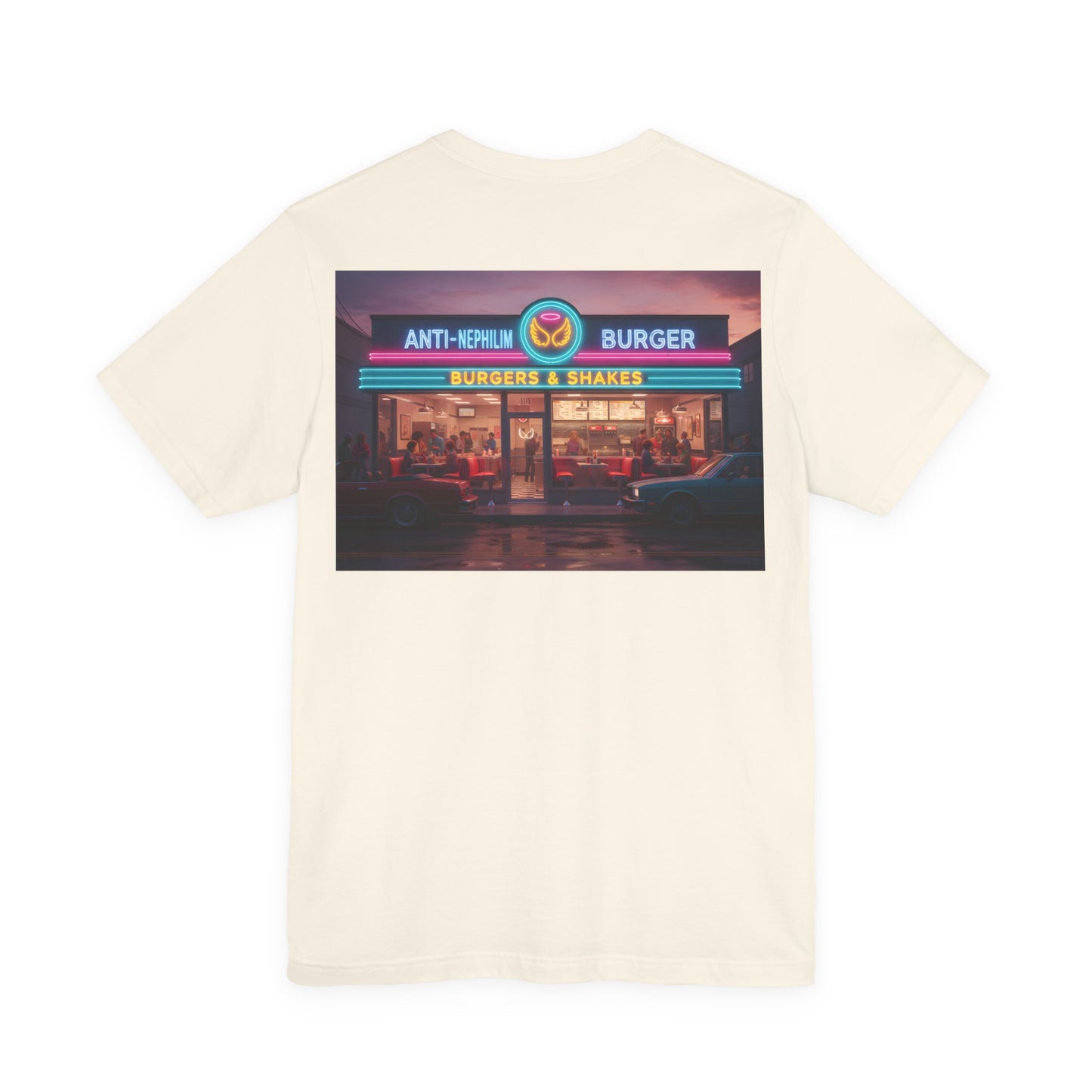 Retro Neon Burger Joint T Shirt — Kirk Ave. Apparel