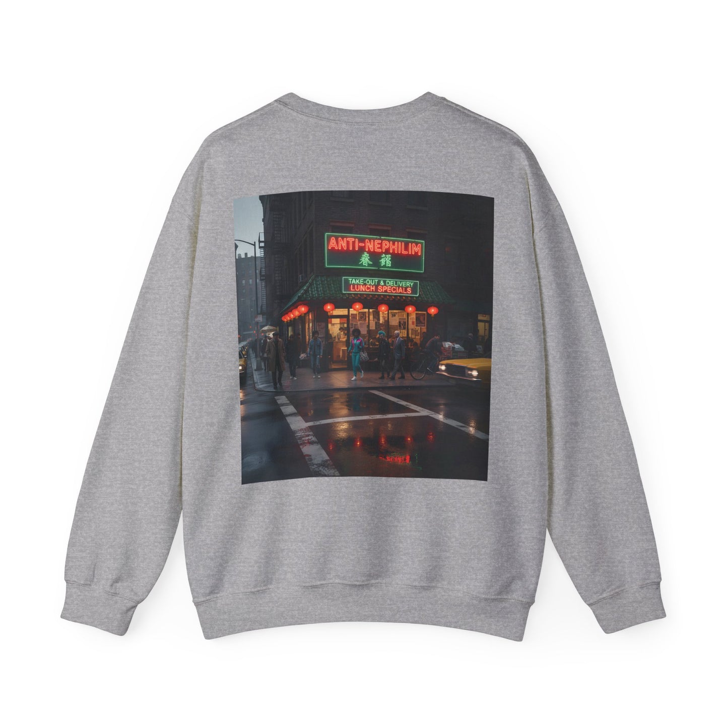 NYC Retro Chinese Anti Nephilim Sweatshirt - Kirk Ave. Apparel