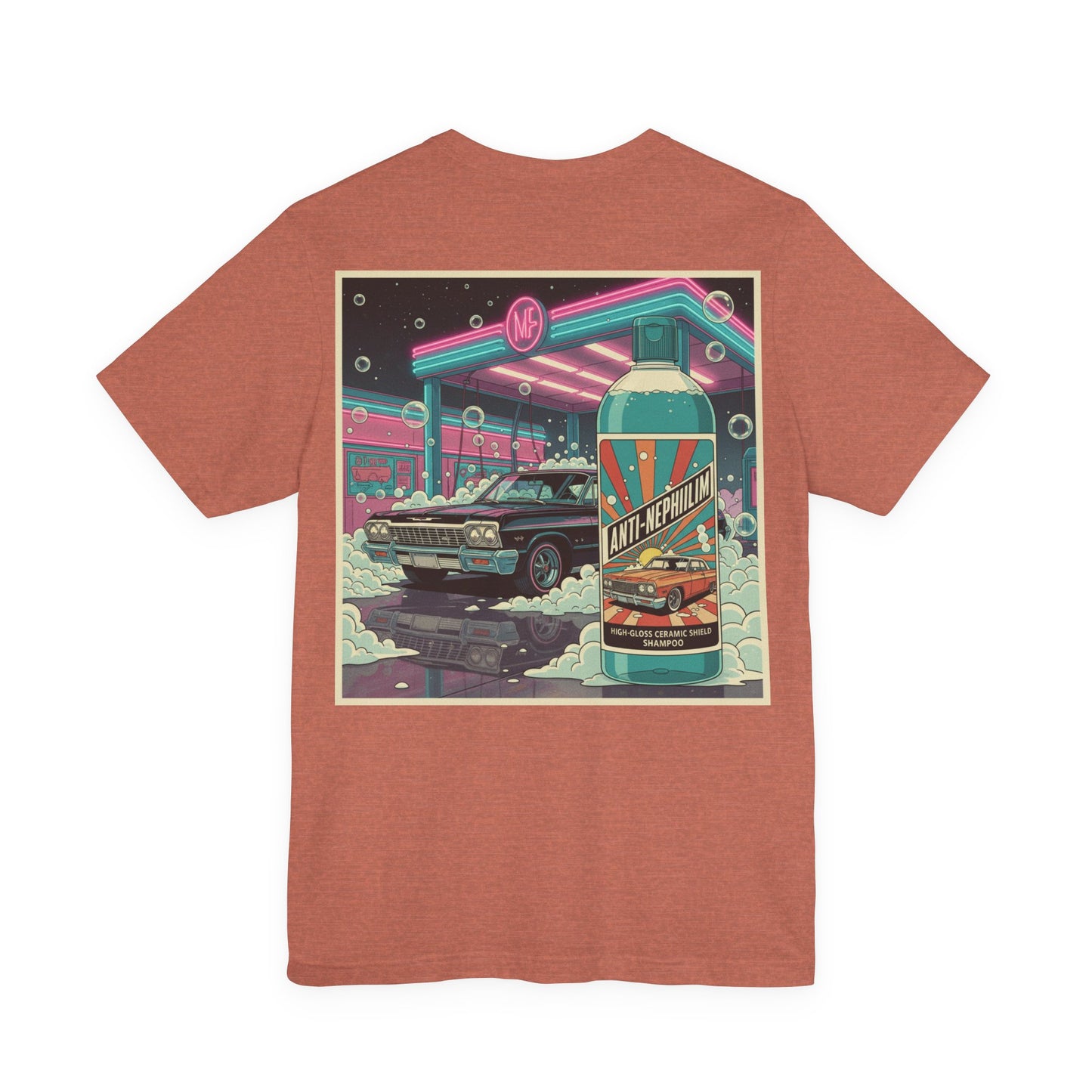 Retro Anti Nephilim Car Wash T Shirt - Kirk Ave. Apparel