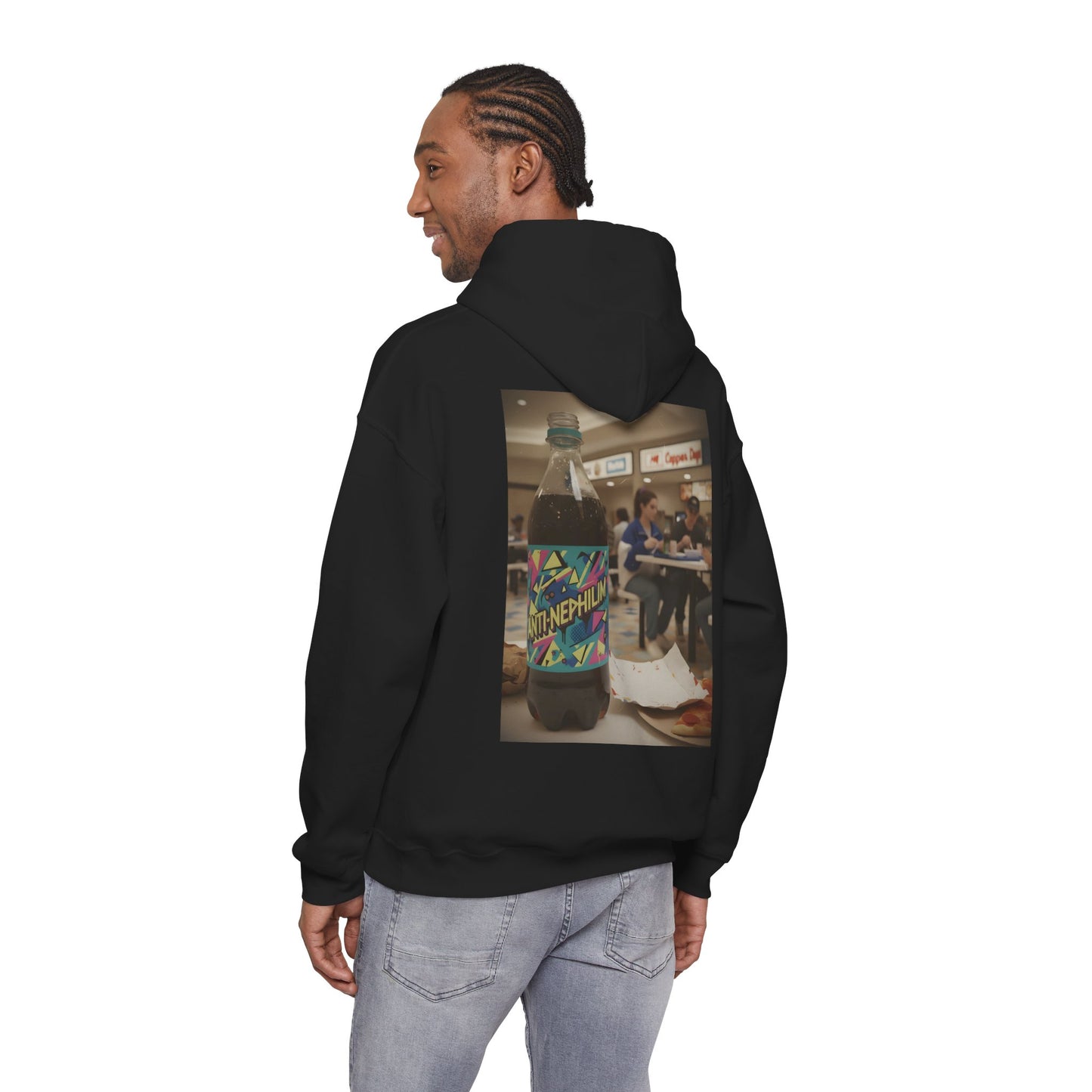 Kirk Ave. Apparel Graphic Logo Anti Nephilim Soda Hoodie
