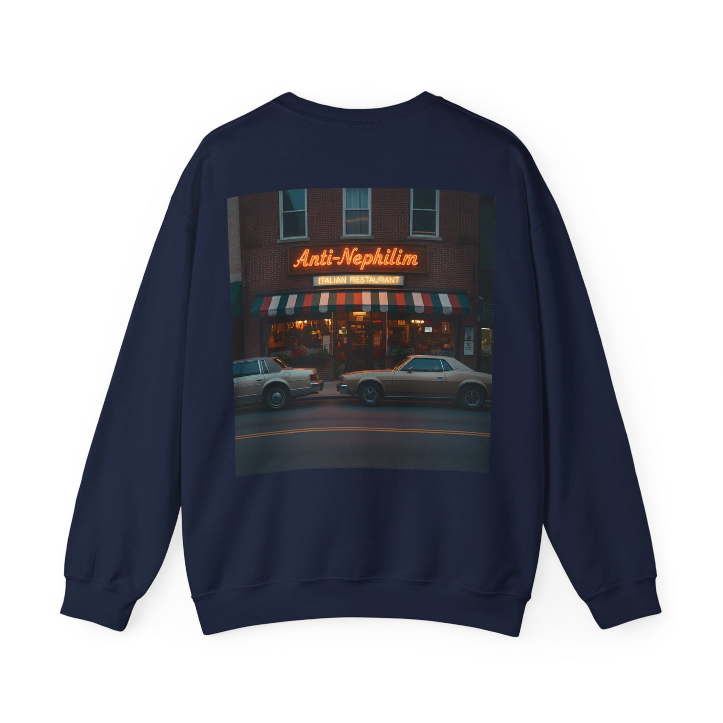 Retro NYC Italian Anti Nephilim Sweatshirt - Kirk Ave. Apparel