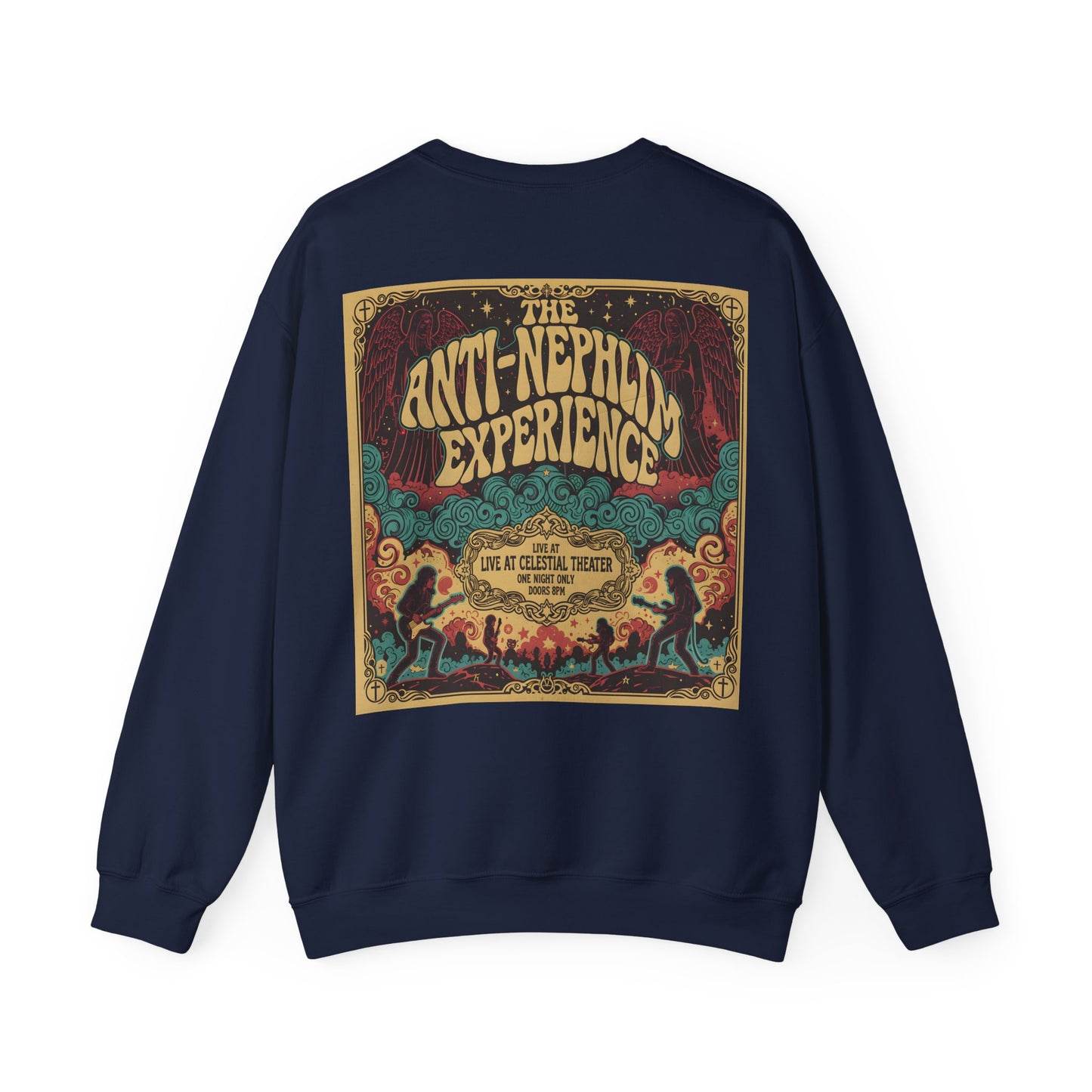 70s Concert Sweatshirt Anti Nephilim Experience - Kirk Ave. Apparel