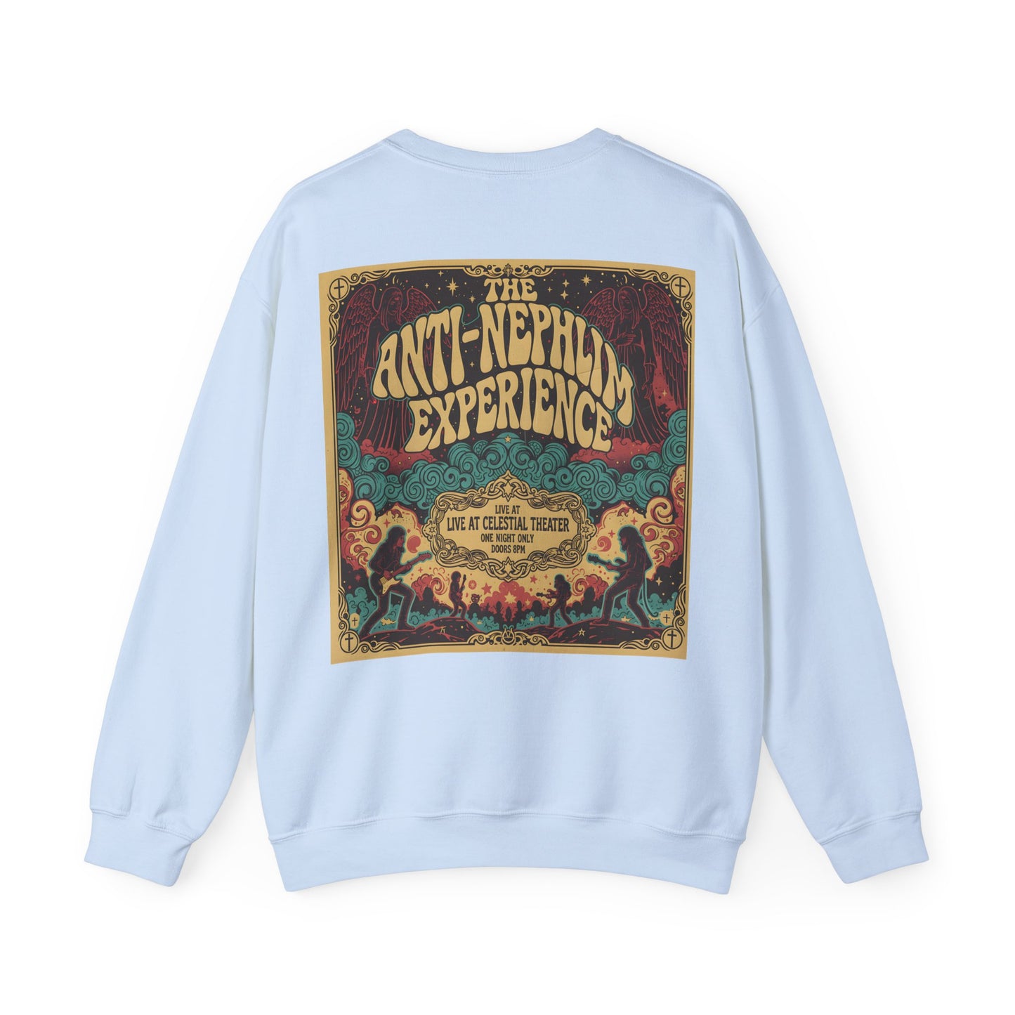 70s Concert Sweatshirt Anti Nephilim Experience - Kirk Ave. Apparel