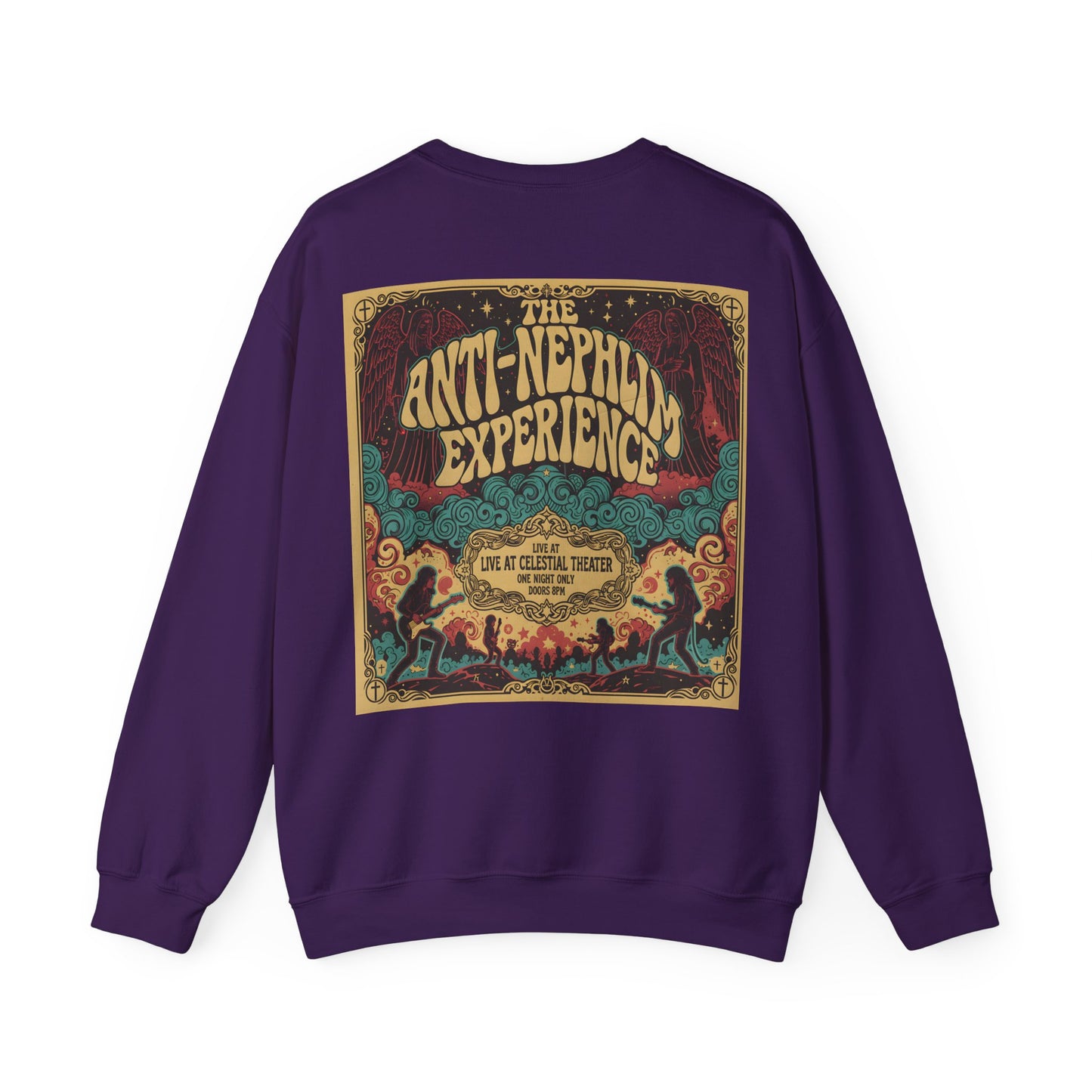 70s Concert Sweatshirt Anti Nephilim Experience - Kirk Ave. Apparel