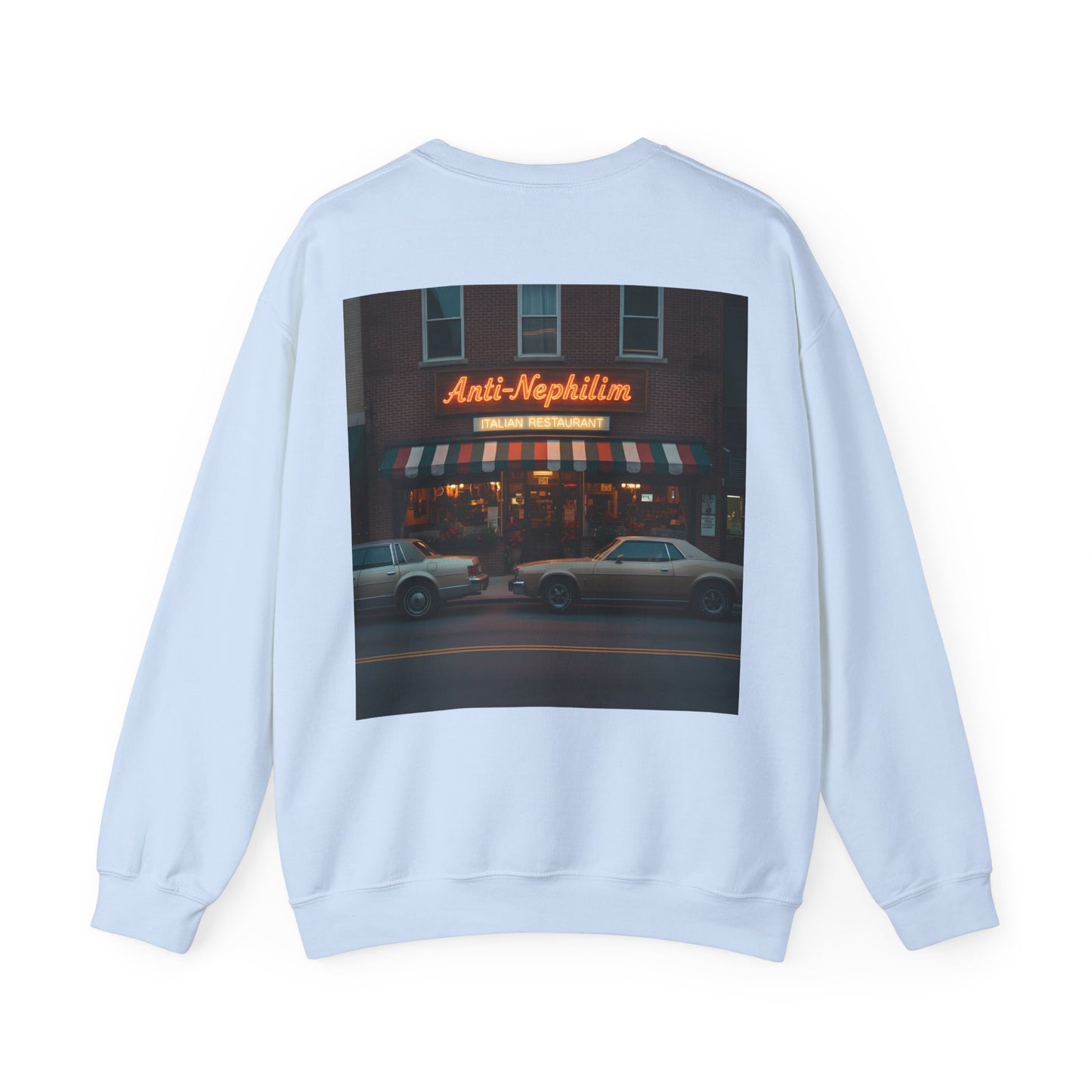 Retro NYC Italian Anti Nephilim Sweatshirt - Kirk Ave. Apparel
