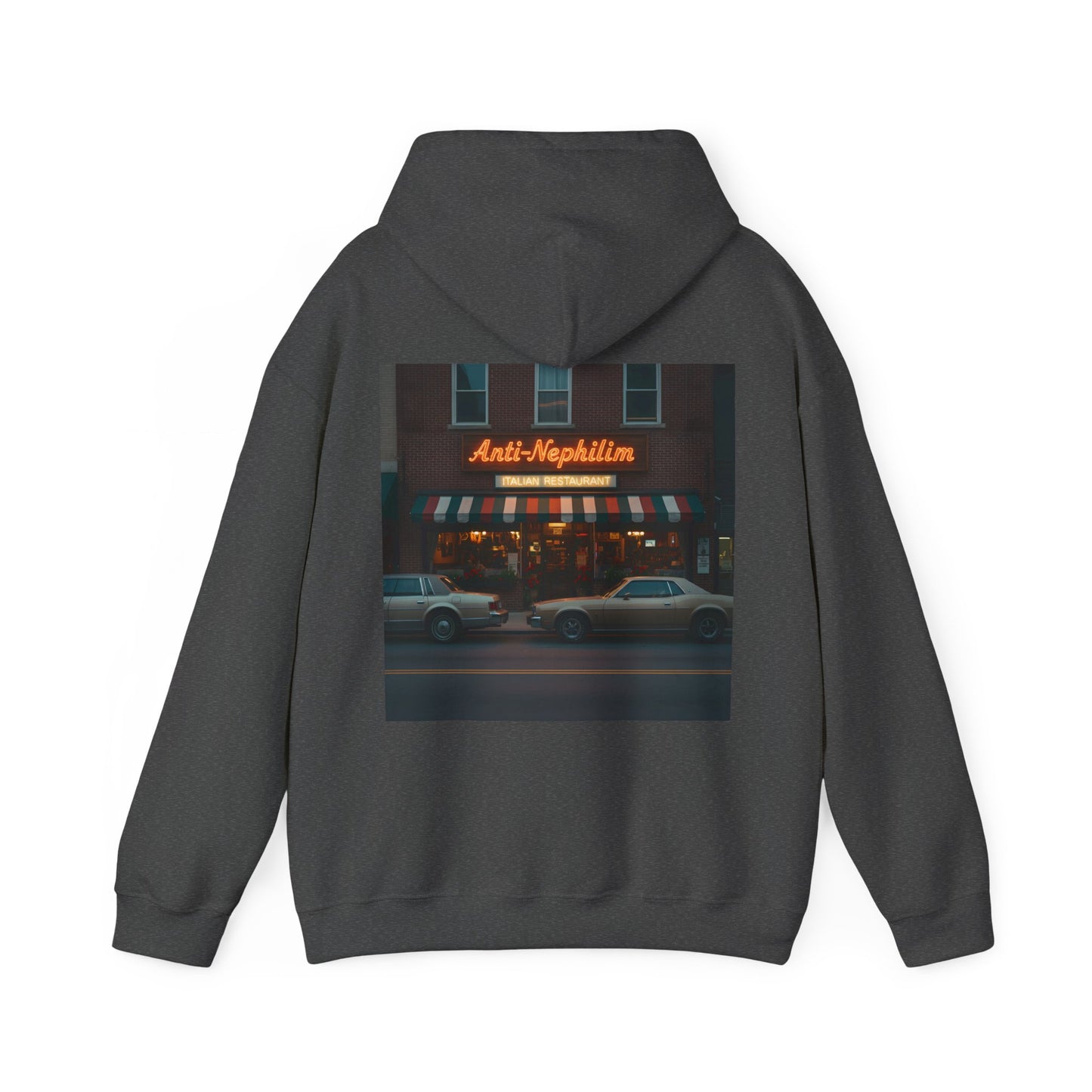 Retro NYC Italian Anti Nephilim Hoodie - Kirk Ave. Apparel
