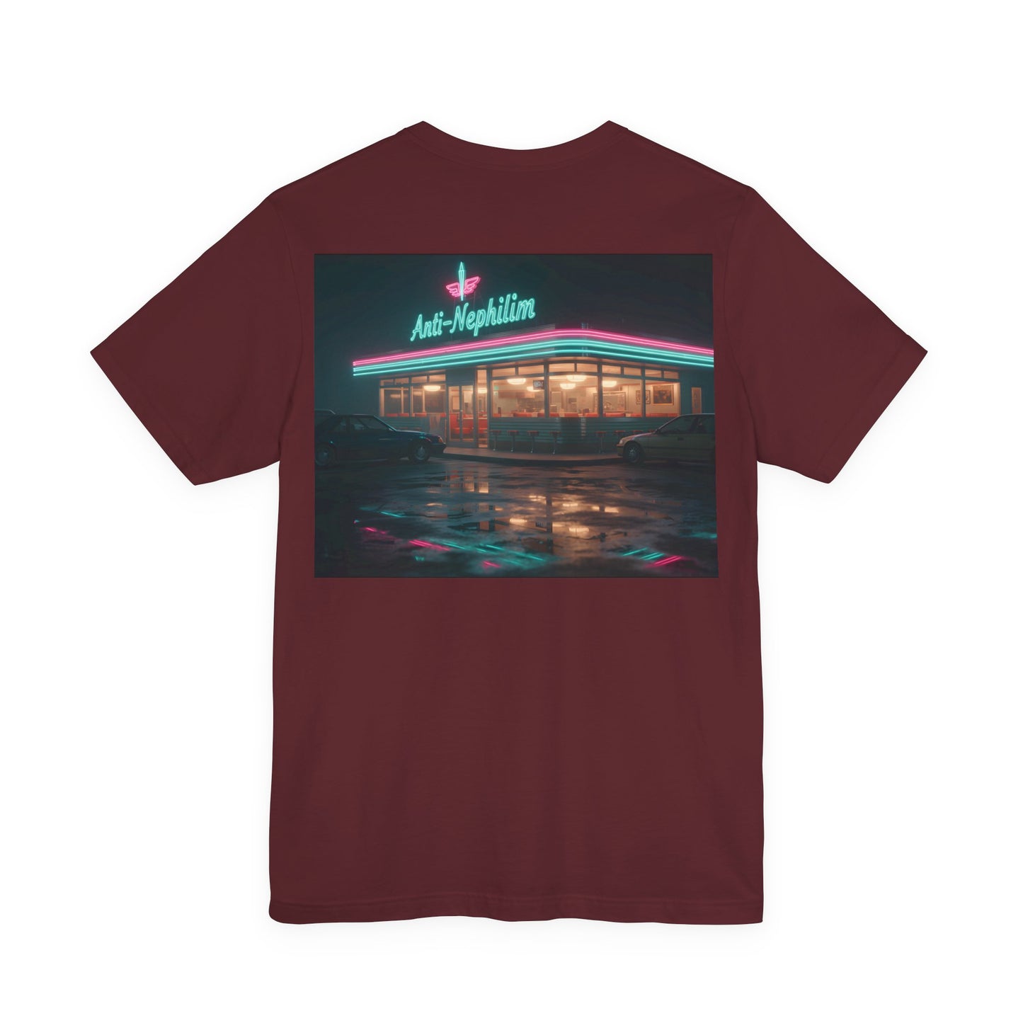 Vintage Neon Diner Anti Nephilim T Shirt – Kirk Ave. Apparel