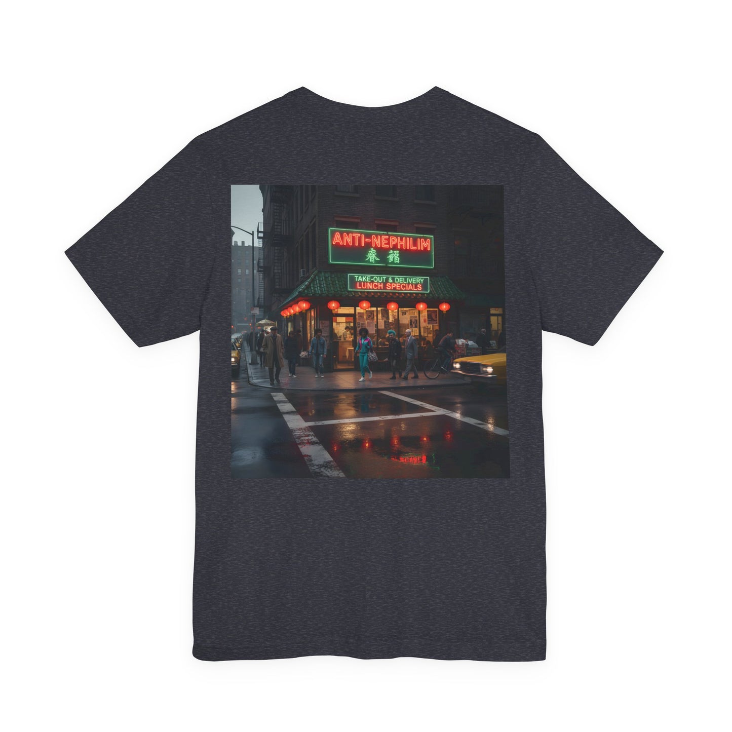 NYC Retro Chinese Anti Nephilim T Shirt - Kirk Ave. Apparel