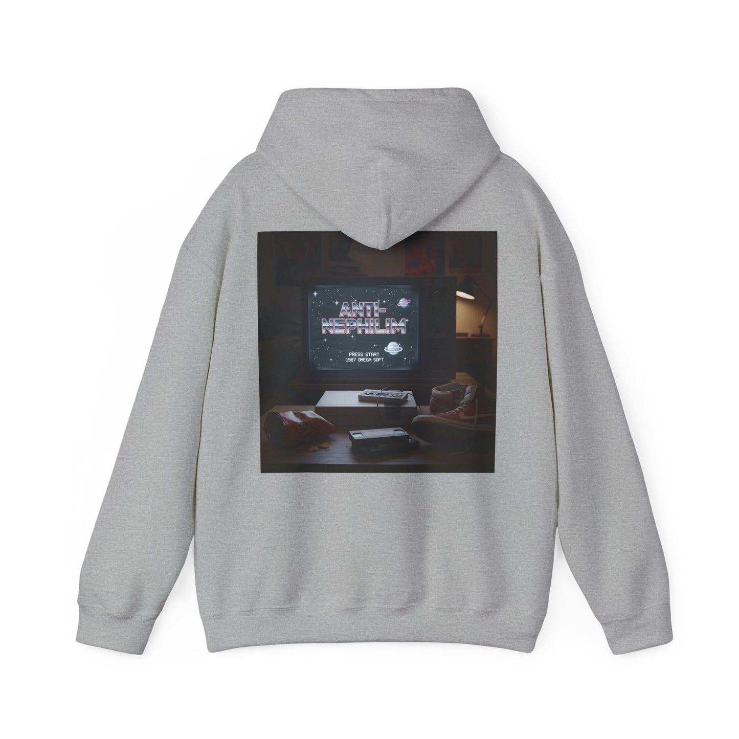 Retro Gamer Anti Nephilim Hoodie - Kirk Ave. Apparel