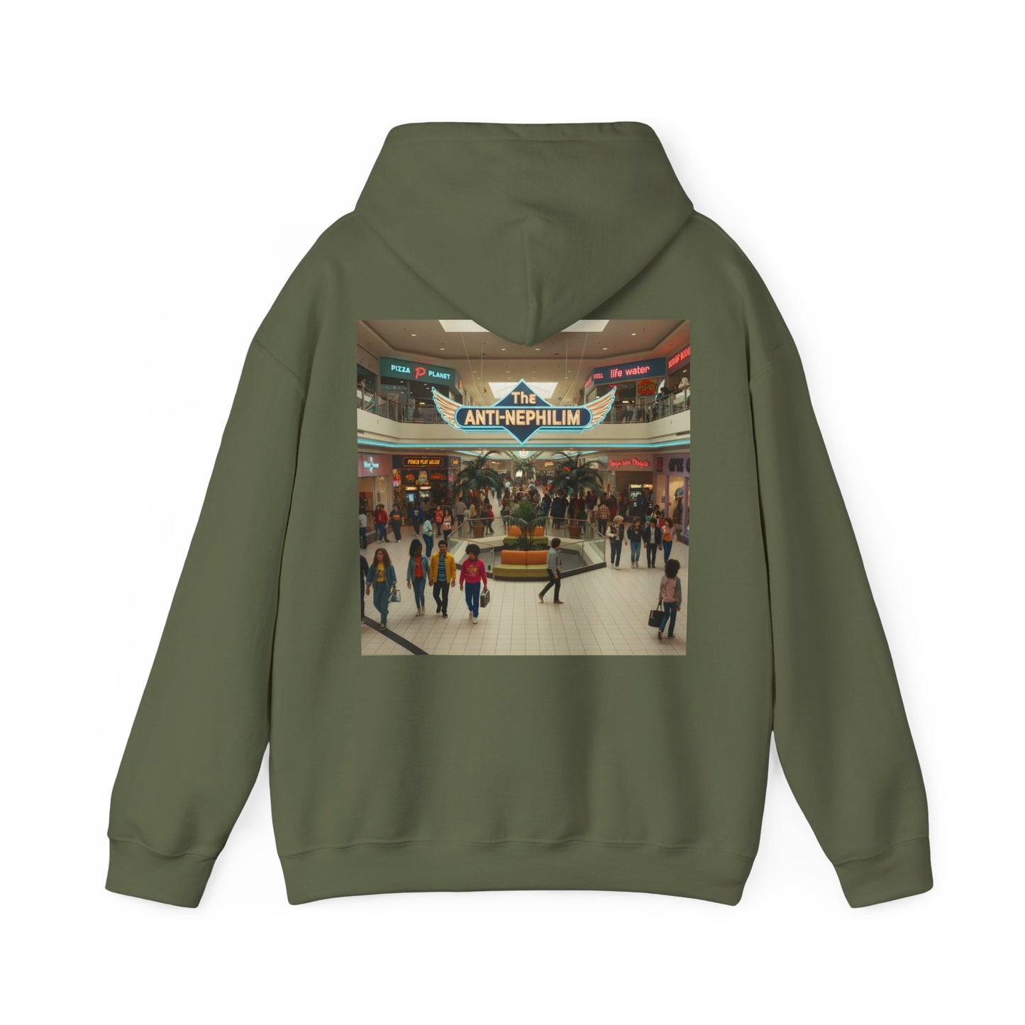 90s Mall Anti Nephilim Hoodie - Kirk Ave. Apparel