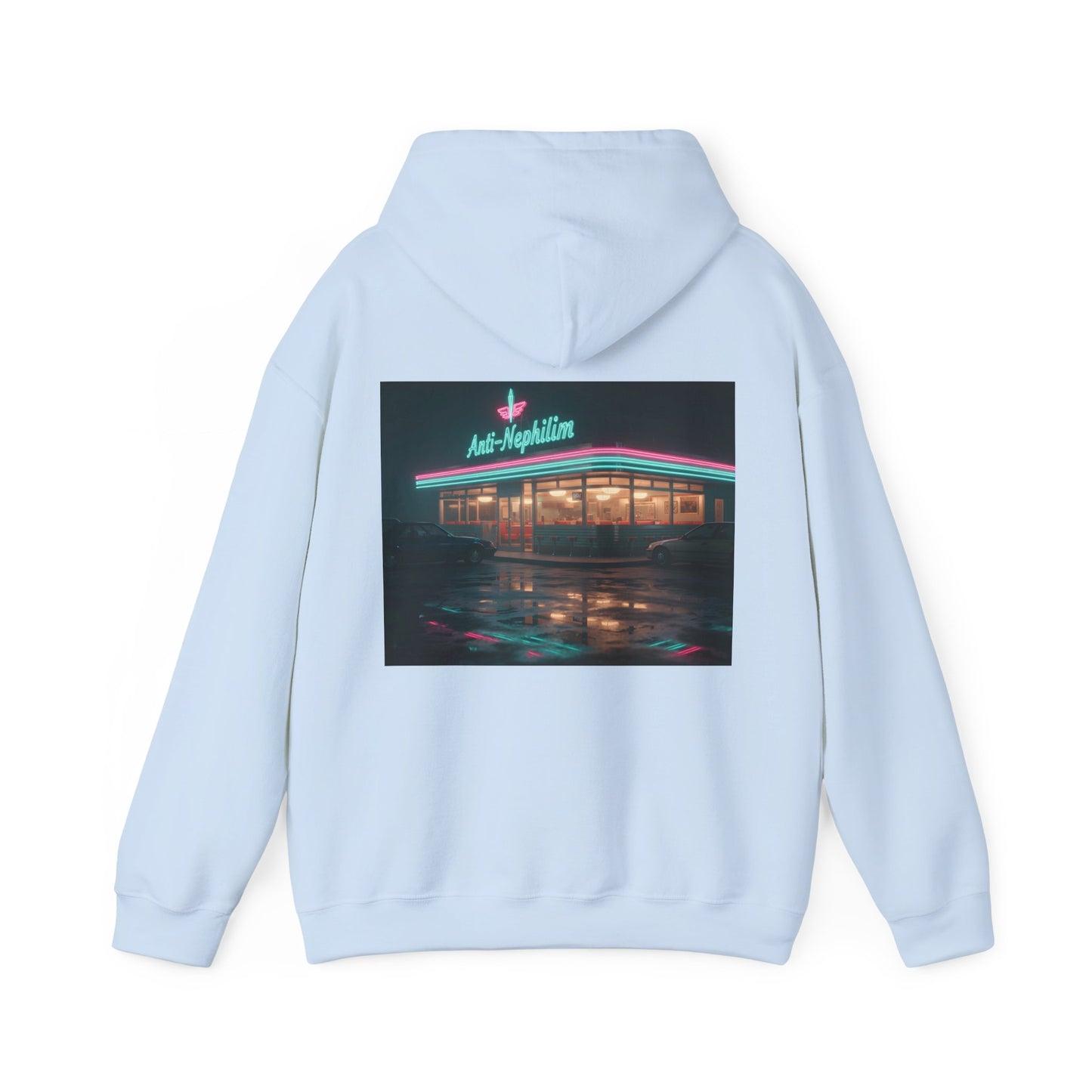 Vintage Neon Diner Anti Nephilim Hoodie – Kirk Ave. Apparel