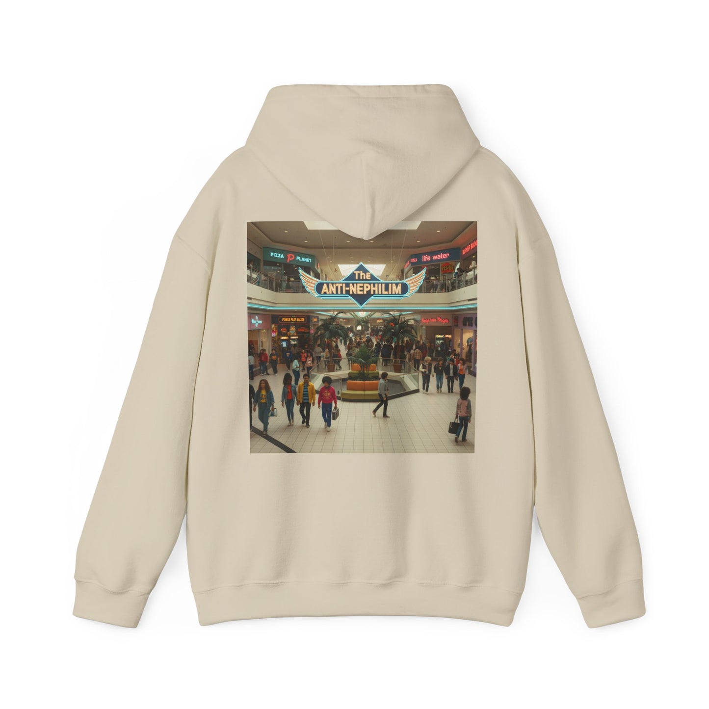 90s Mall Anti Nephilim Hoodie - Kirk Ave. Apparel
