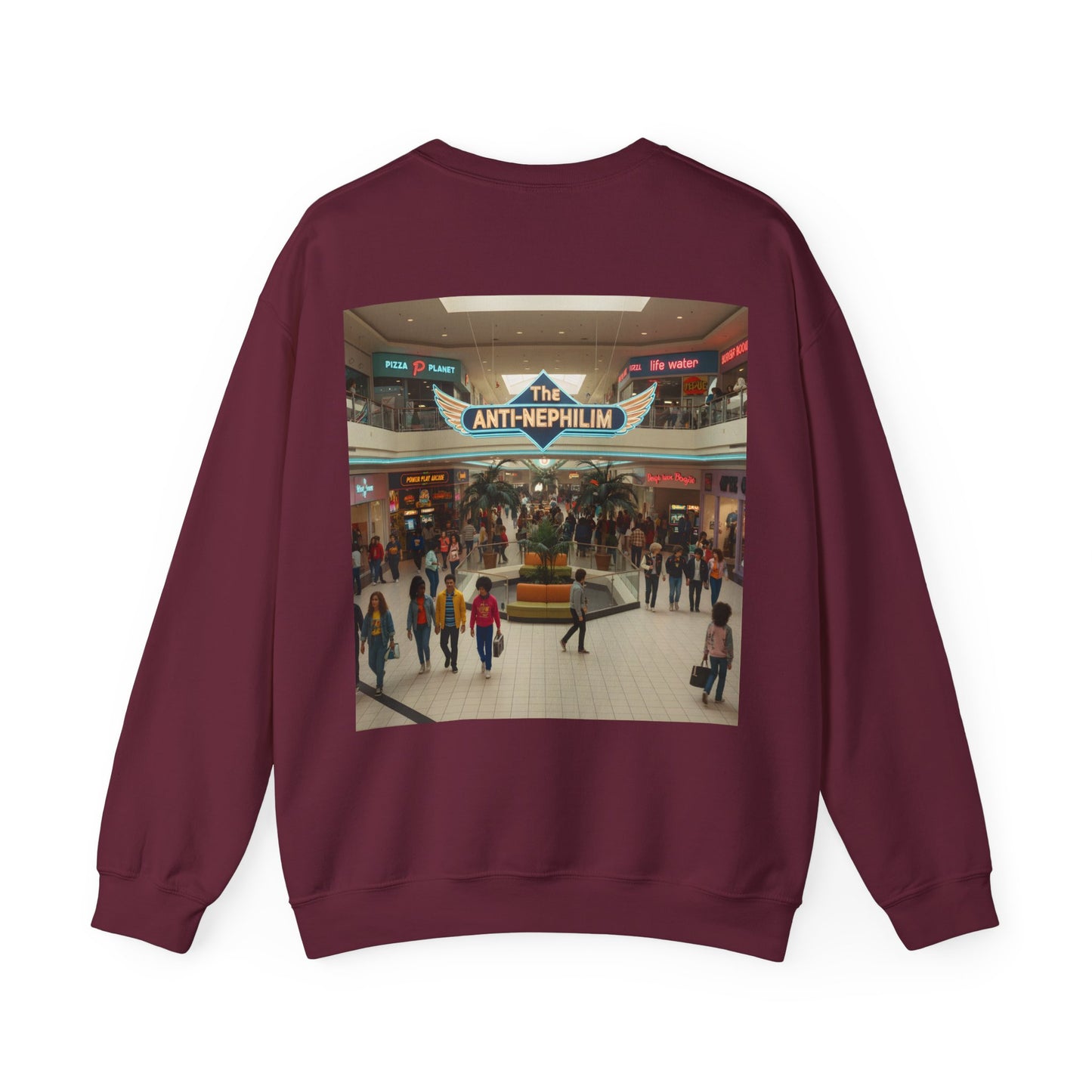 90s Mall Anti Nephilim Sweatshirt - Kirk Ave. Apparel