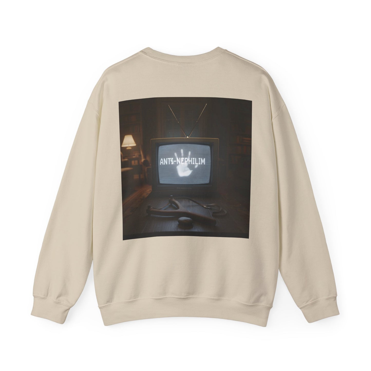 Retro TV Anti Nephilim Sweatshirt - Kirk Ave. Apparel