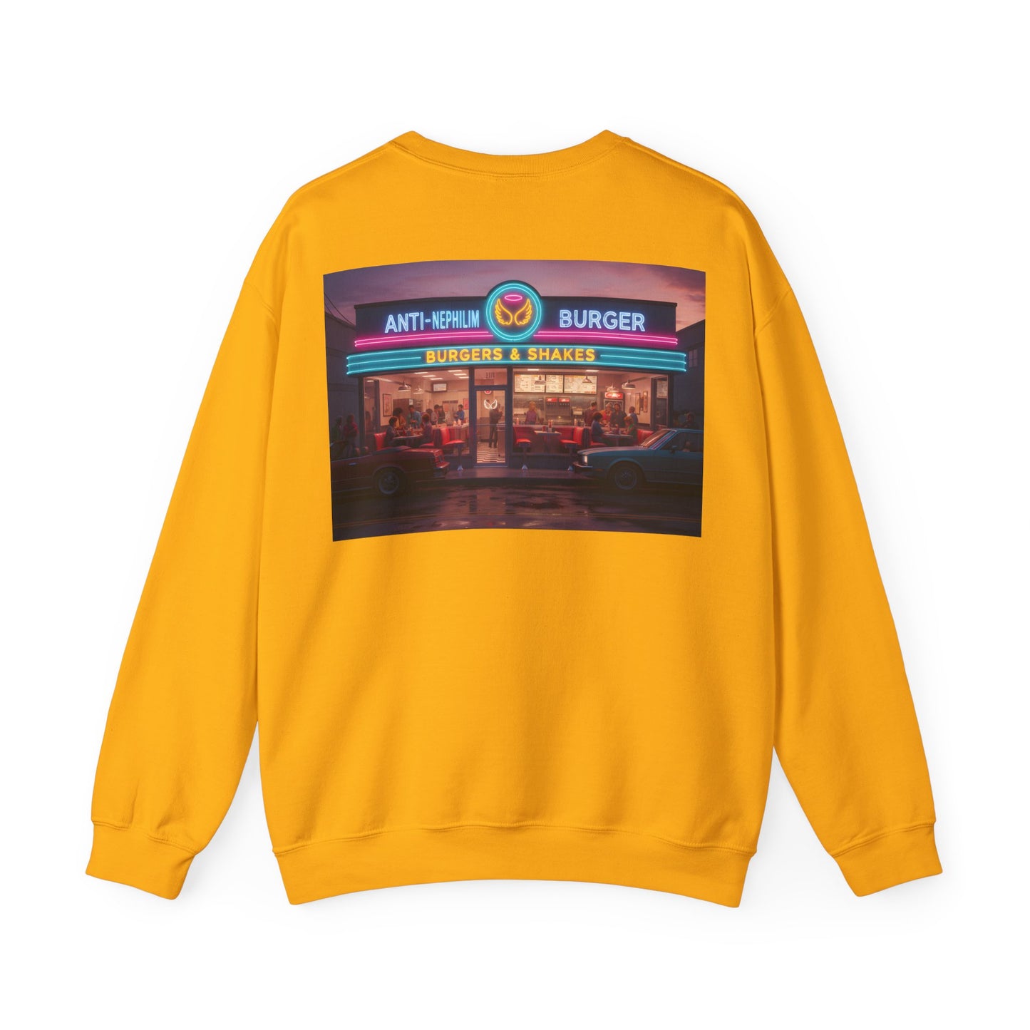 Retro Neon Burger Joint Sweatshirt — Kirk Ave. Apparel