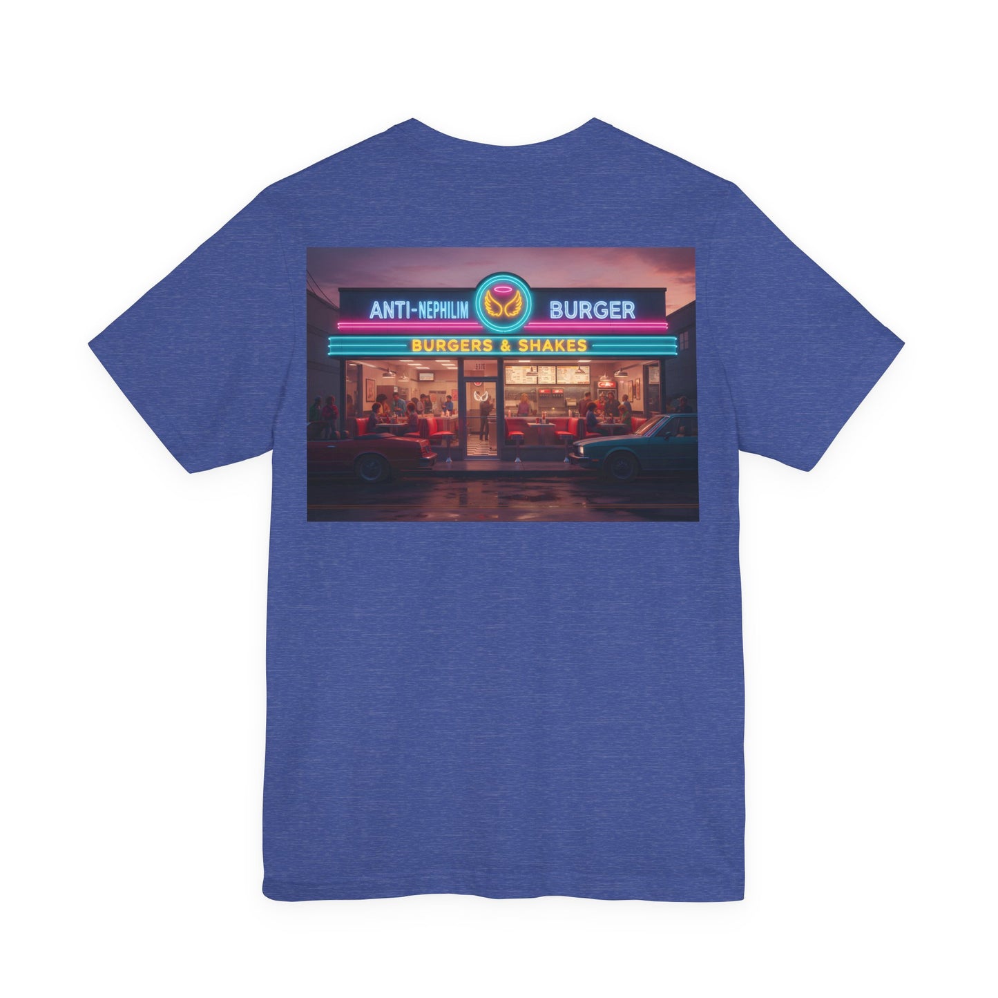 Retro Neon Burger Joint T Shirt — Kirk Ave. Apparel