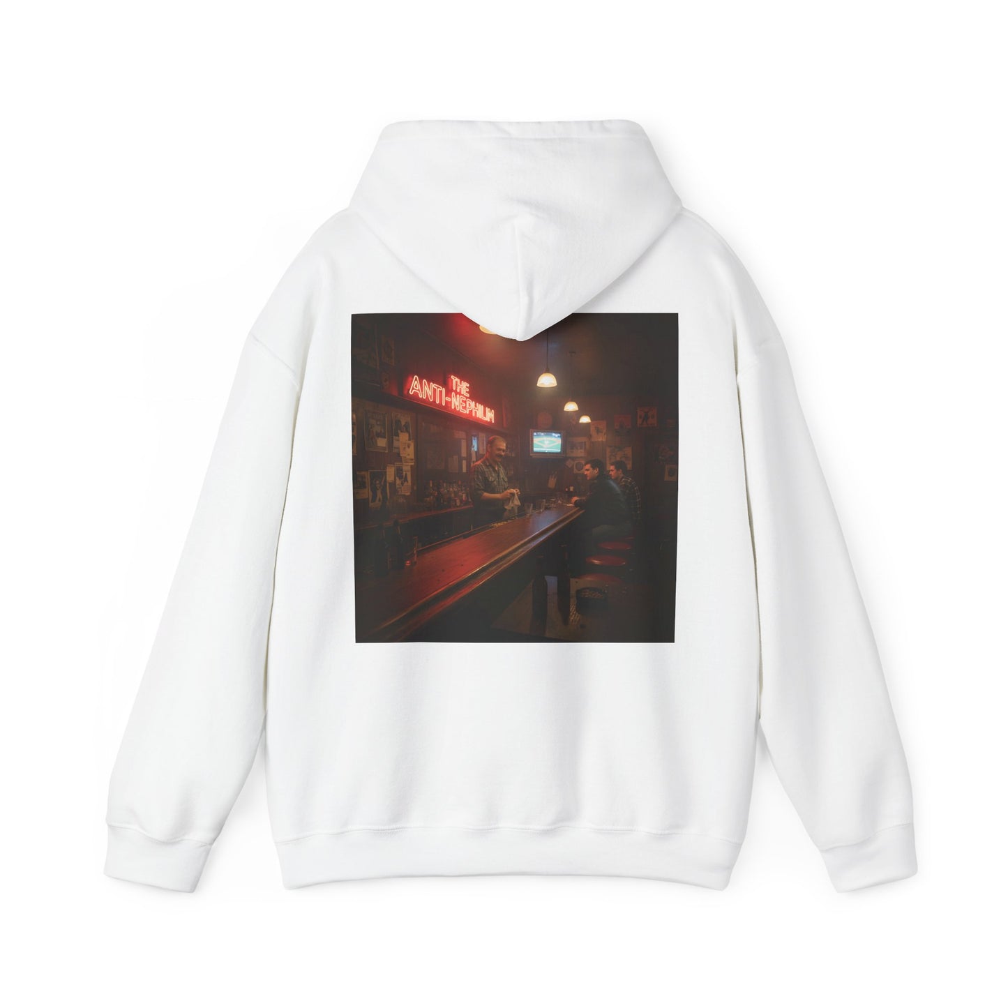 Retro Neon Dive Bar Hoodie - Kirk Ave. Apparel
