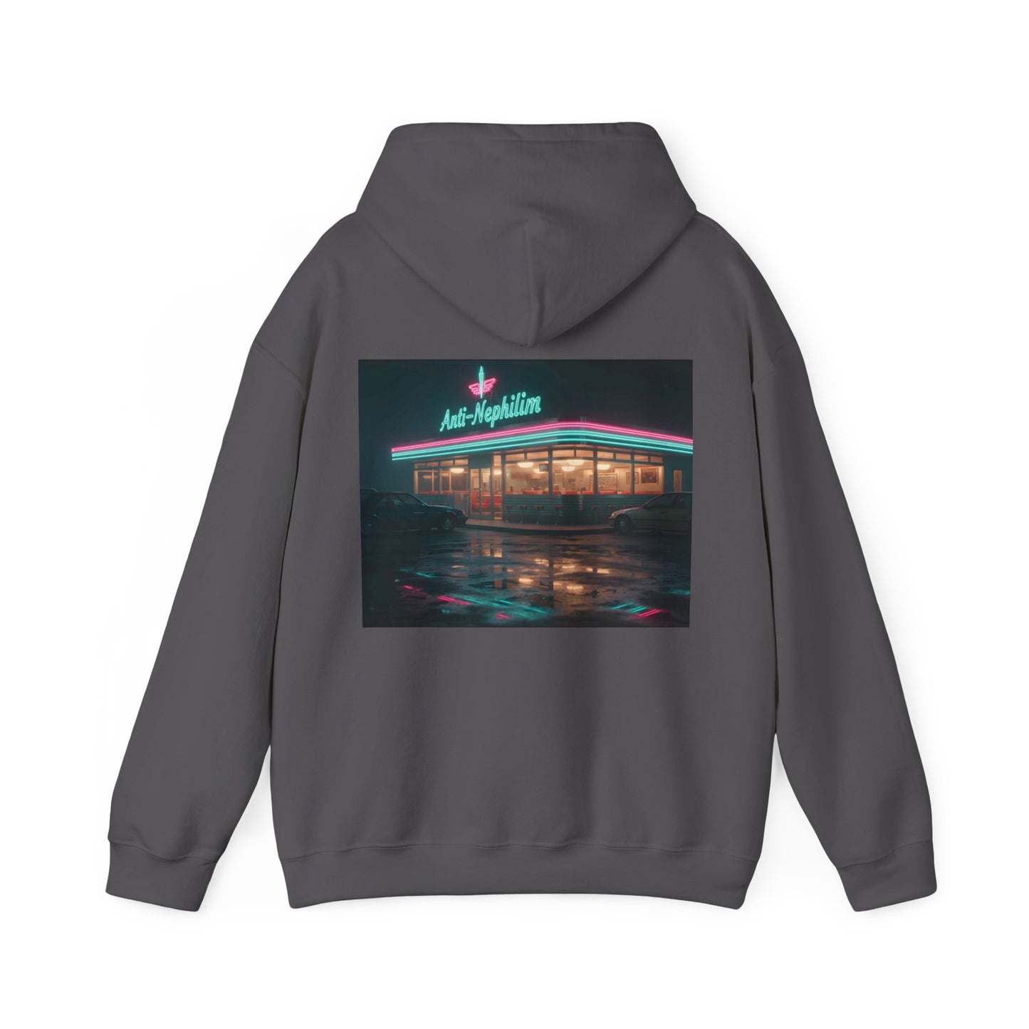 Vintage Neon Diner Anti Nephilim Hoodie – Kirk Ave. Apparel