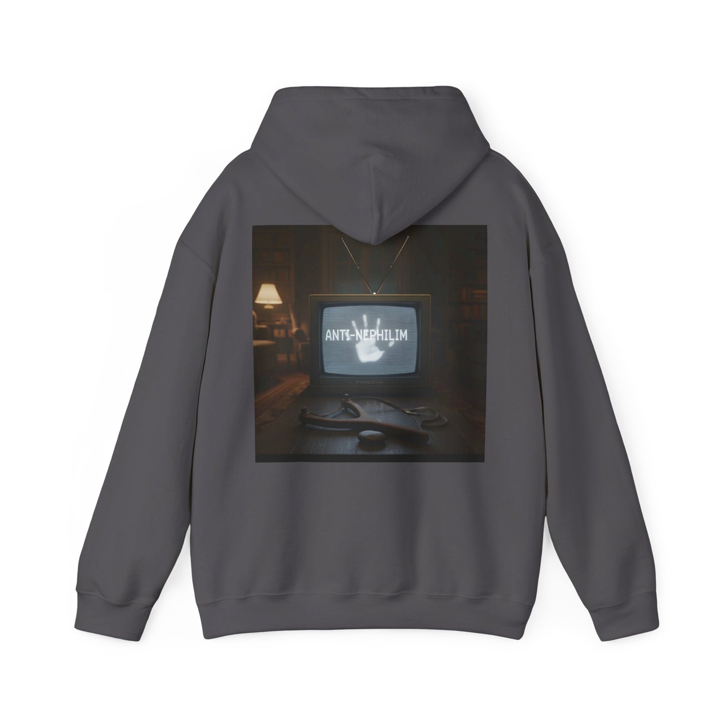 Retro TV Anti Nephilim Hoodie - Kirk Ave. Apparel
