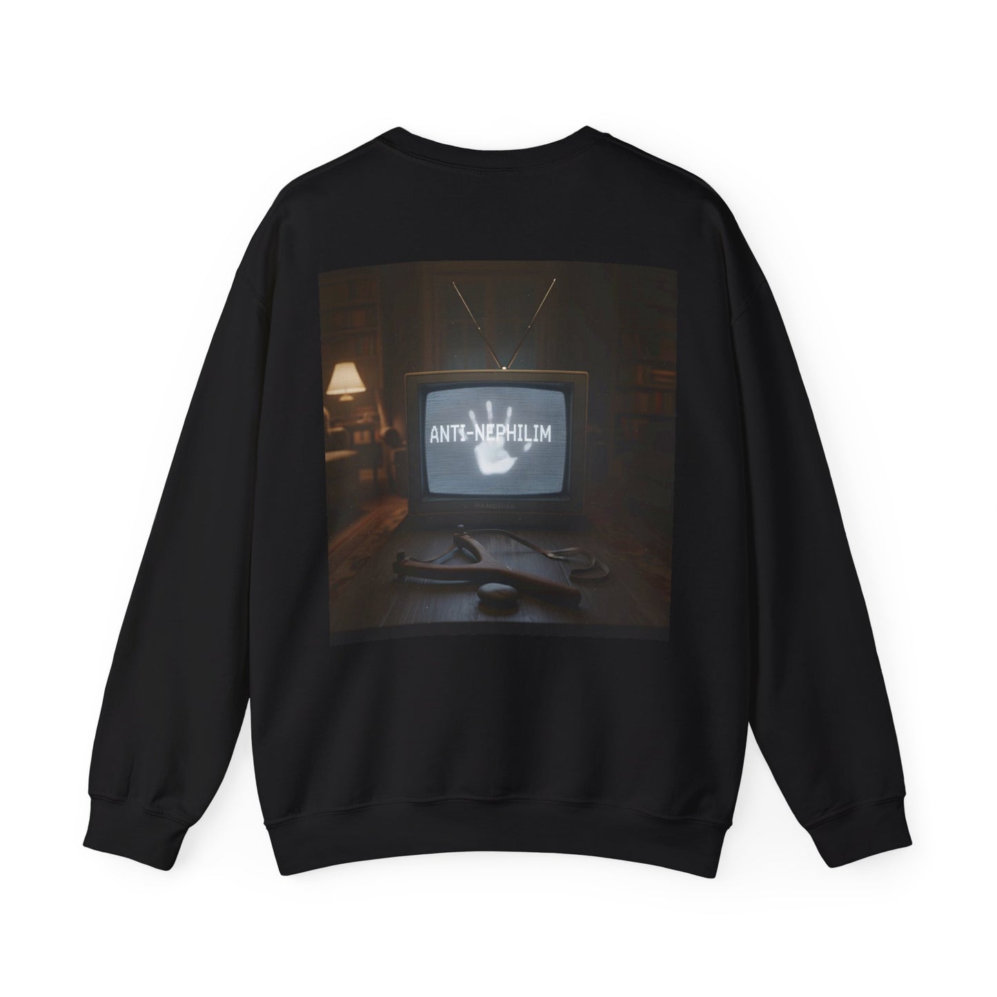 Retro TV Anti Nephilim Sweatshirt - Kirk Ave. Apparel