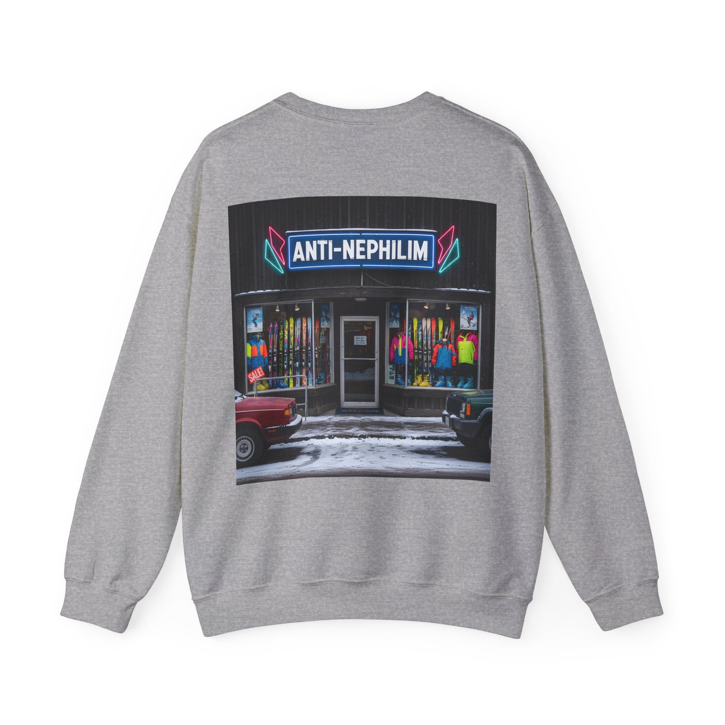 Anti Nephilim Ski Shop Sweatshirt — Kirk Ave. Apparel