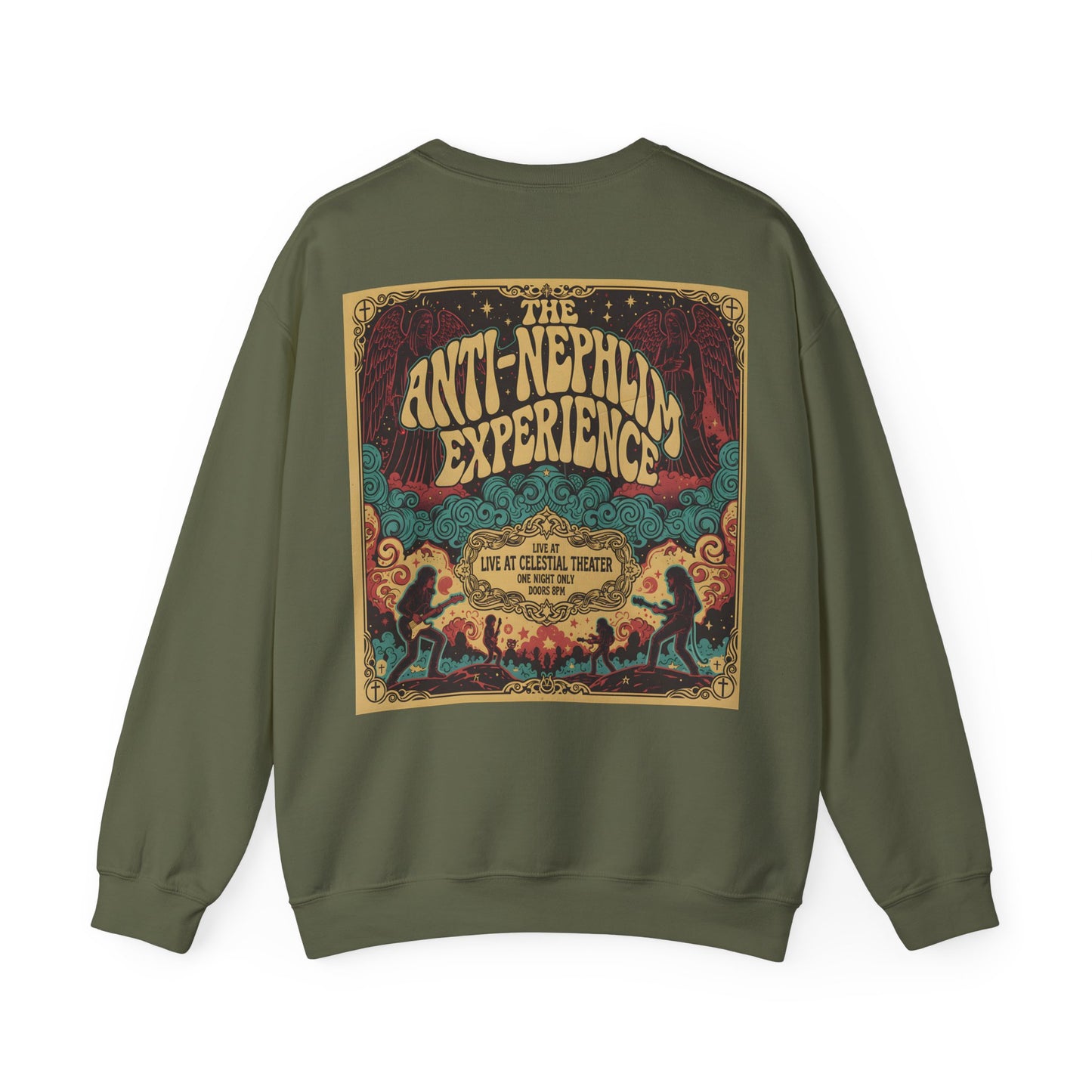 70s Concert Sweatshirt Anti Nephilim Experience - Kirk Ave. Apparel