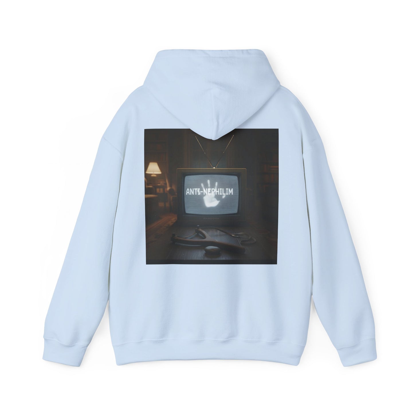 Retro TV Anti Nephilim Hoodie - Kirk Ave. Apparel