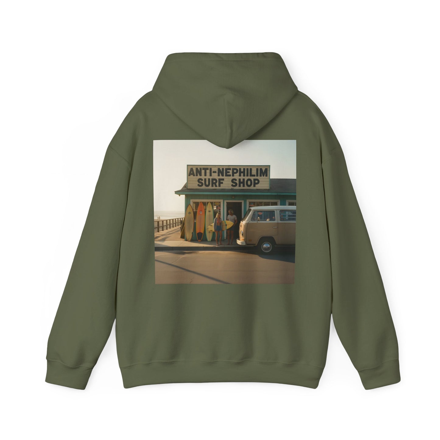 Vintage surf shop Anti-Nephilim hoodie - Kirk Ave. Apparel