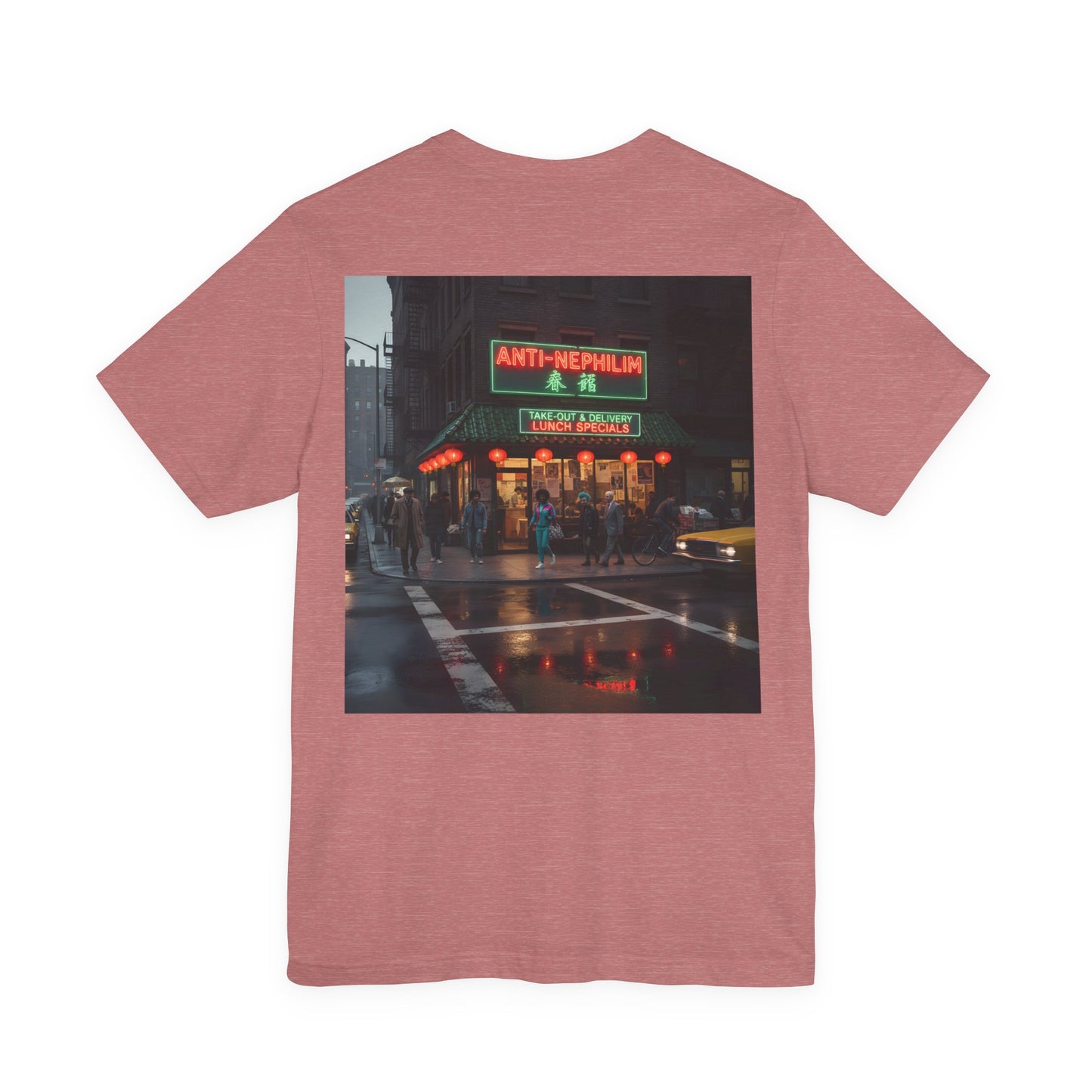 NYC Retro Chinese Anti Nephilim T Shirt - Kirk Ave. Apparel