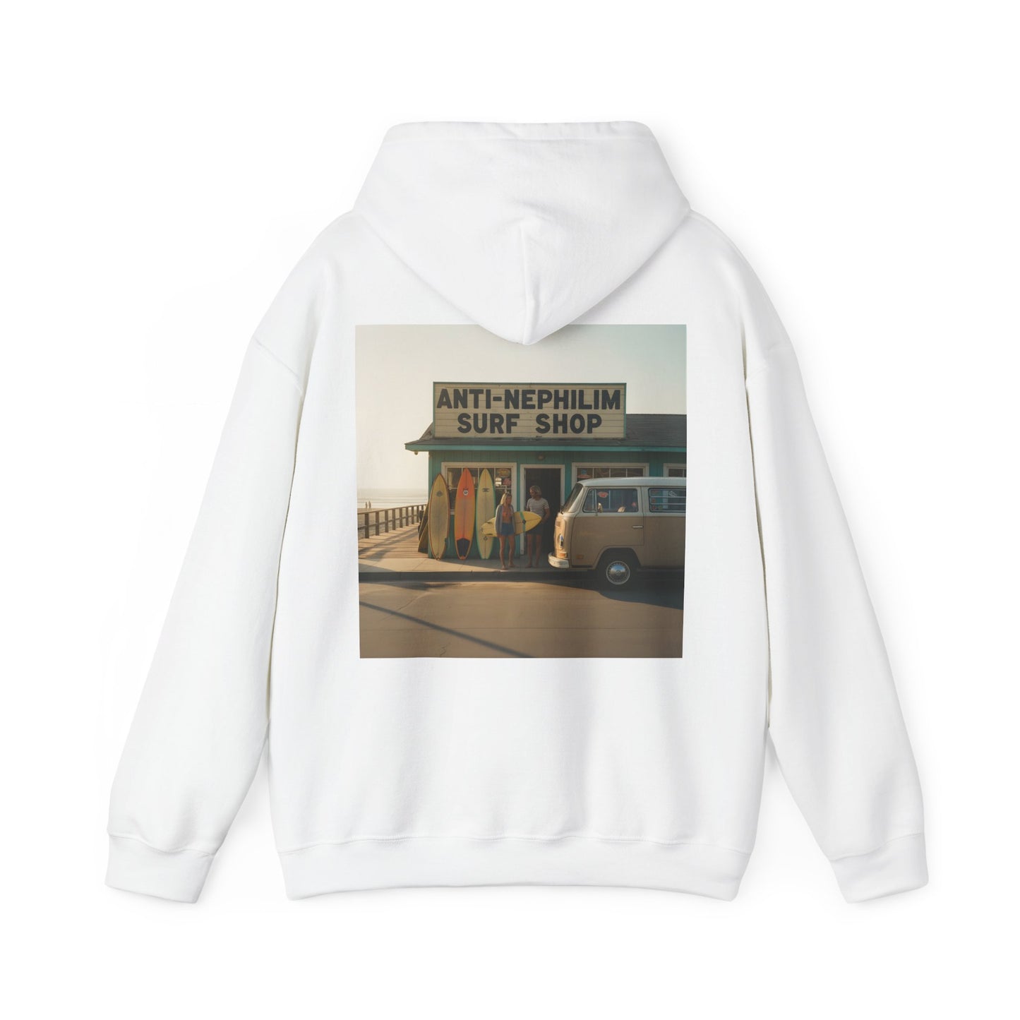 Vintage surf shop Anti-Nephilim hoodie - Kirk Ave. Apparel