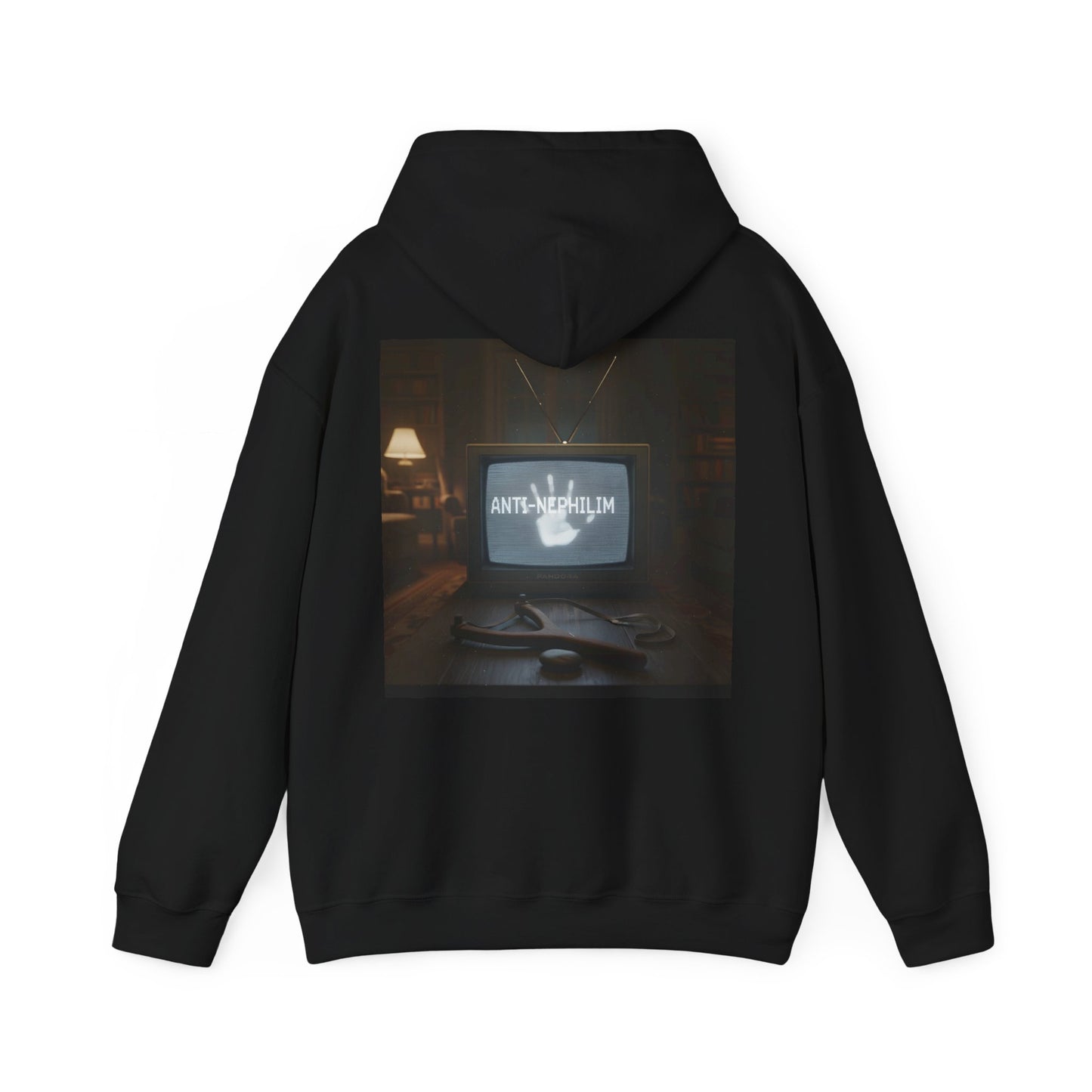 Retro TV Anti Nephilim Hoodie - Kirk Ave. Apparel