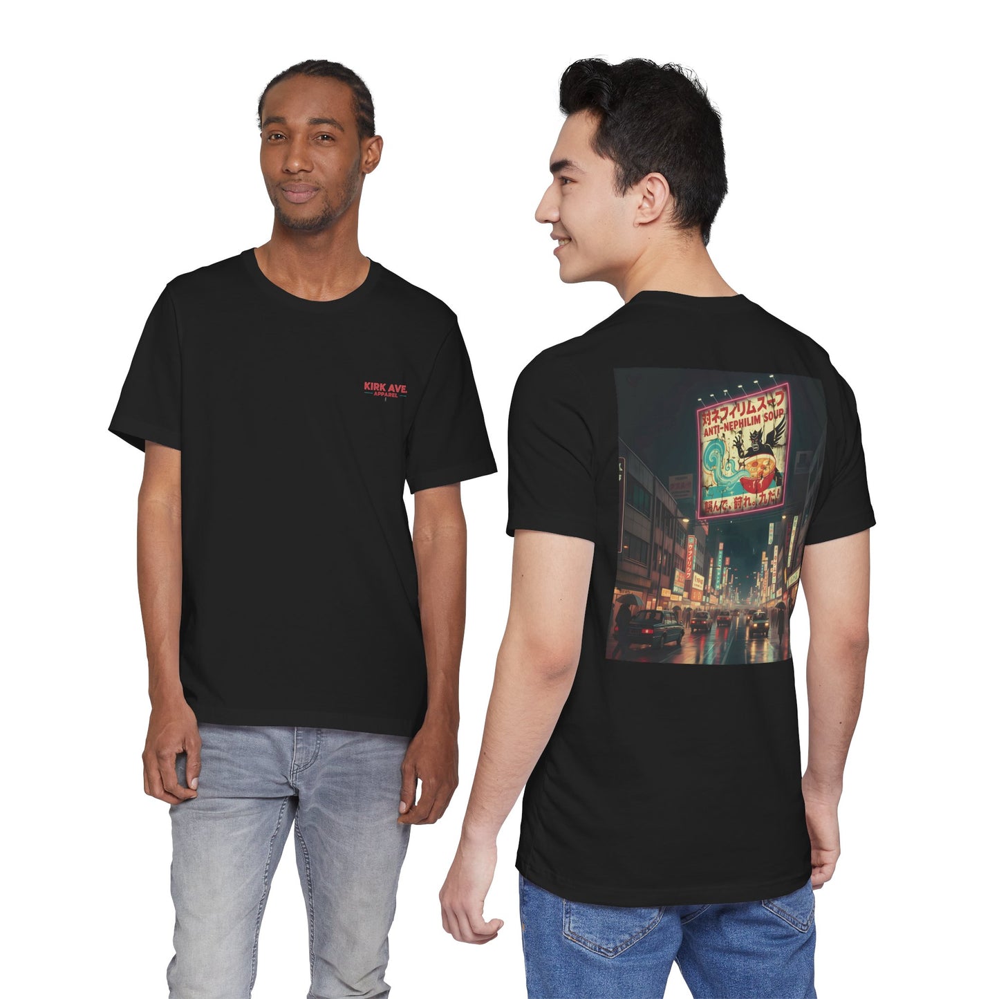 Retro Tokyo Anti Nephilim Soup T Shirt - Kirk Ave. Apparel