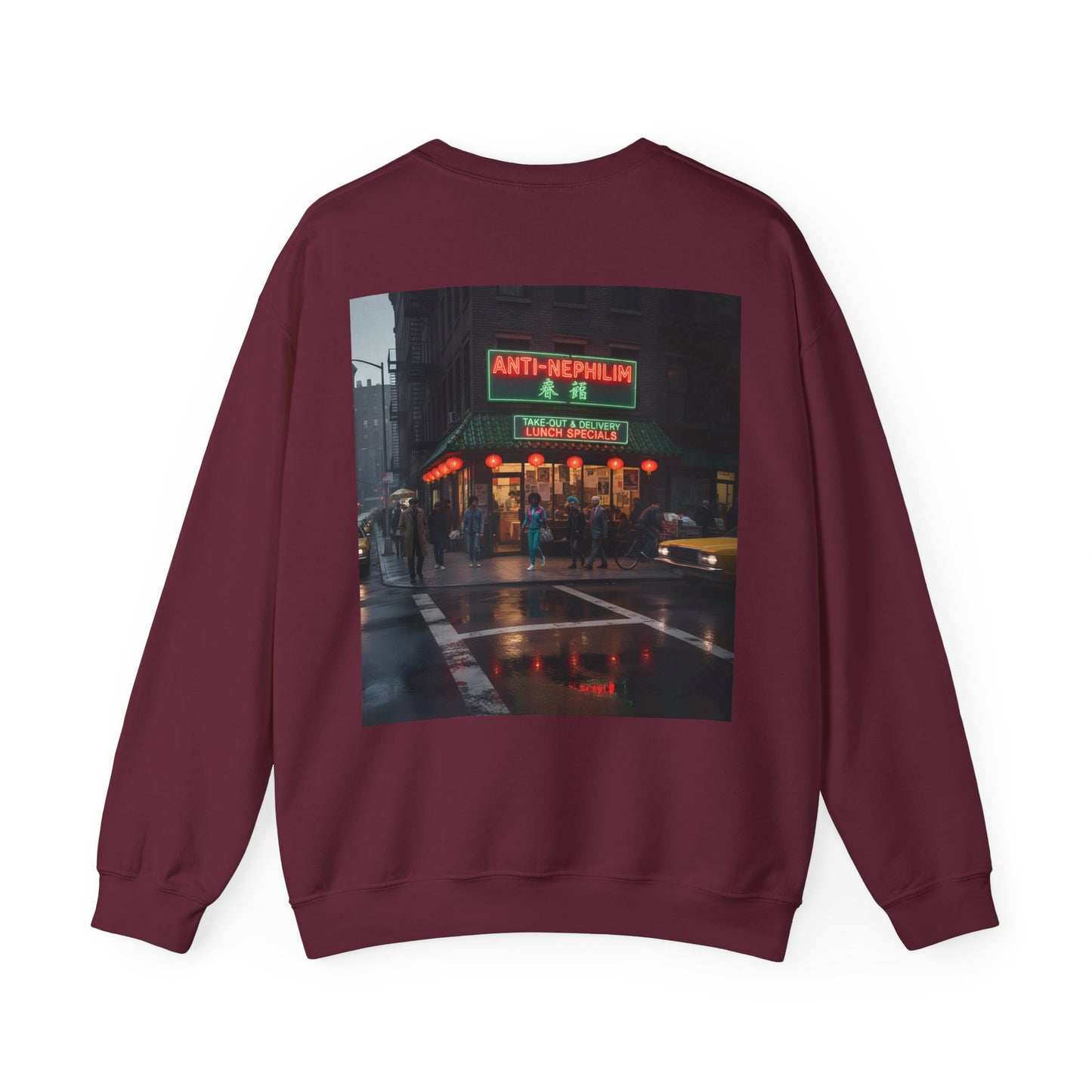 NYC Retro Chinese Anti Nephilim Sweatshirt - Kirk Ave. Apparel