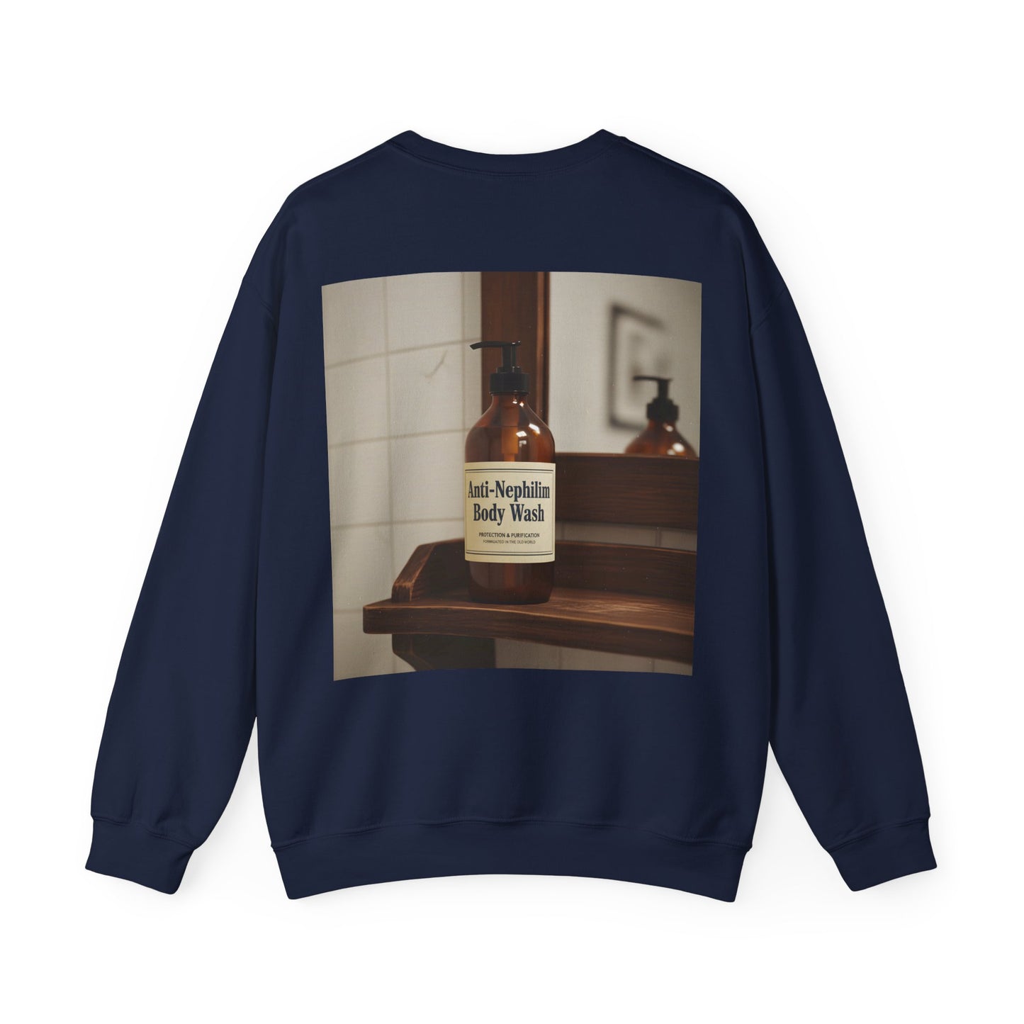 Vintage Anti Nephilim Body Wash Sweatshirt - Kirk Ave. Apparel