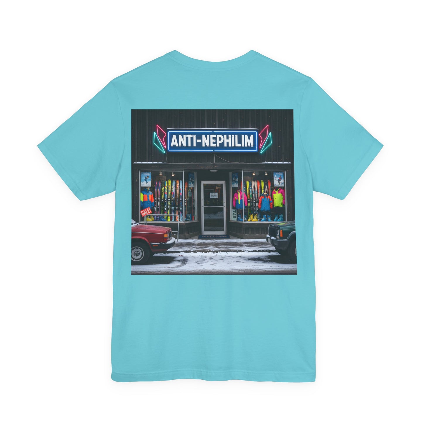 Anti Nephilim Ski Shop T Shirt - Kirk Ave. Apparel