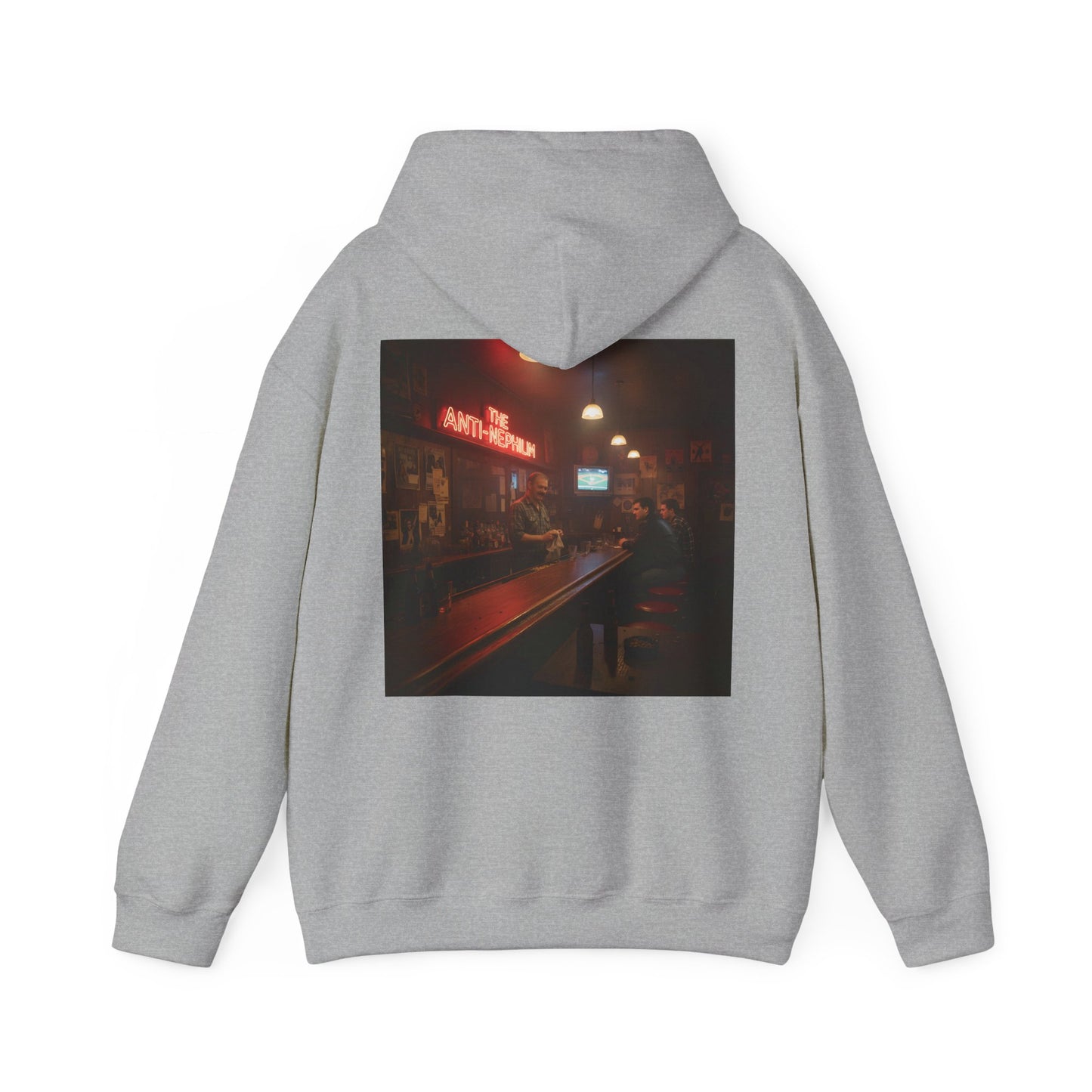 Retro Neon Dive Bar Hoodie - Kirk Ave. Apparel