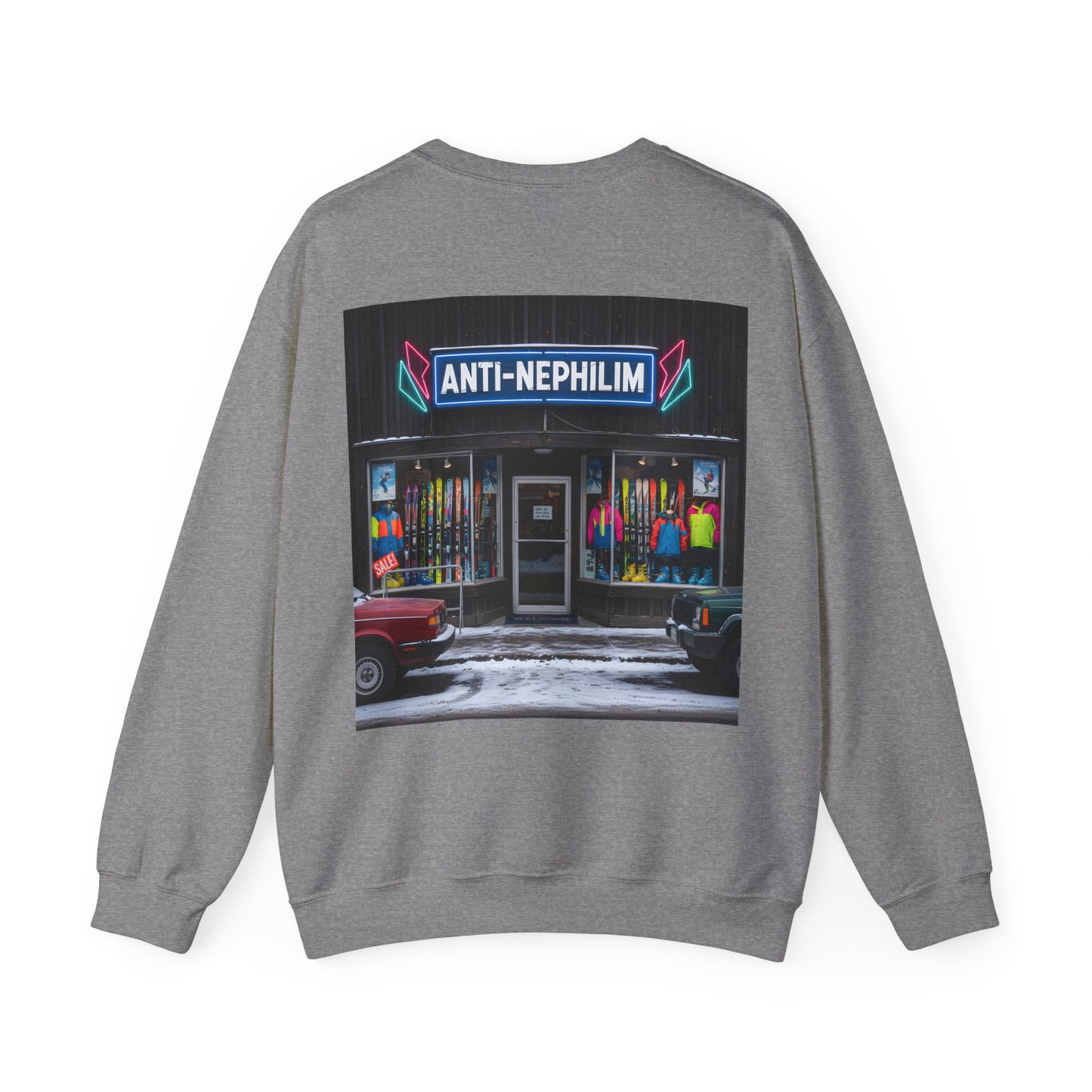 Anti Nephilim Ski Shop Sweatshirt — Kirk Ave. Apparel