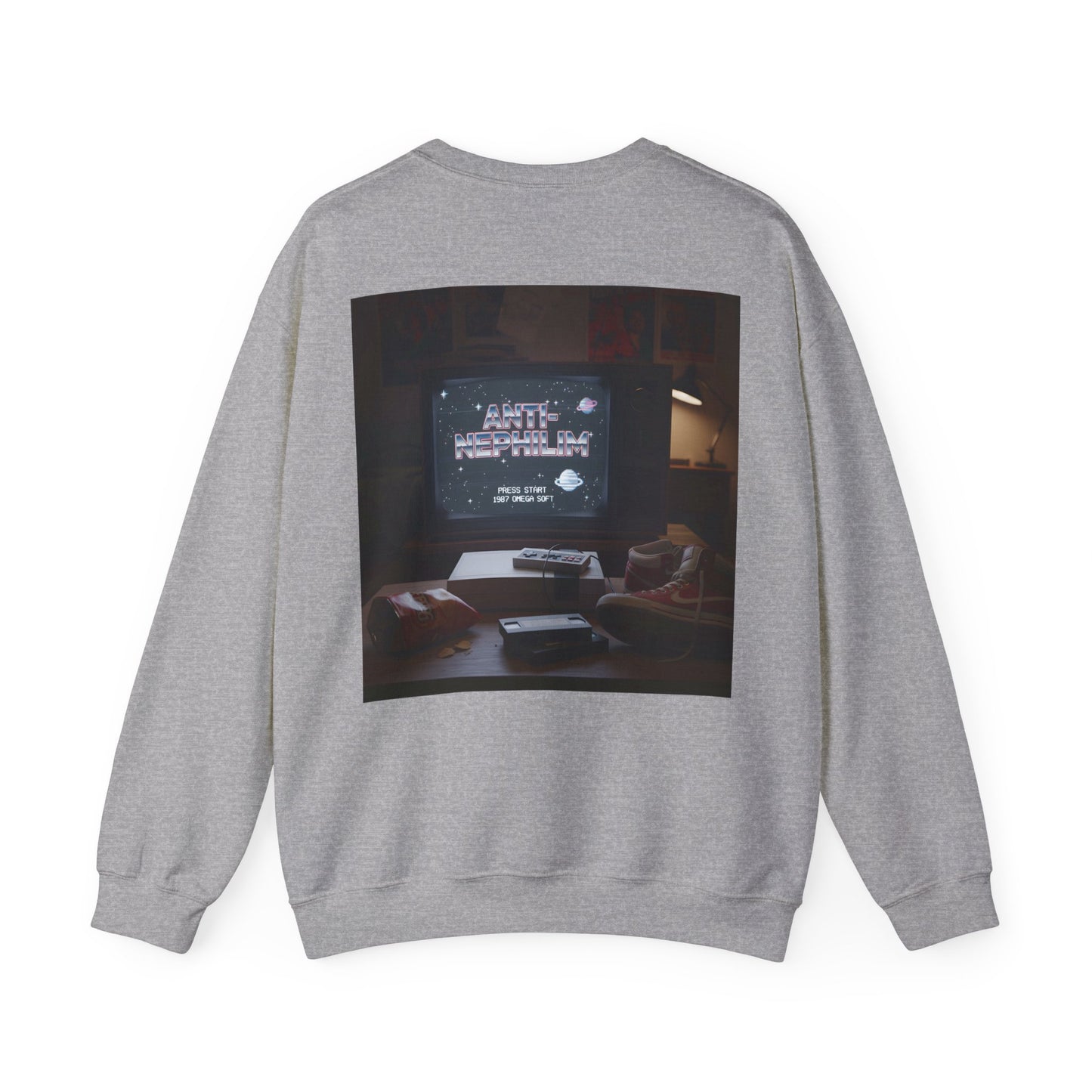 Retro Gamer Anti Nephilim Sweatshirt - Kirk Ave. Apparel