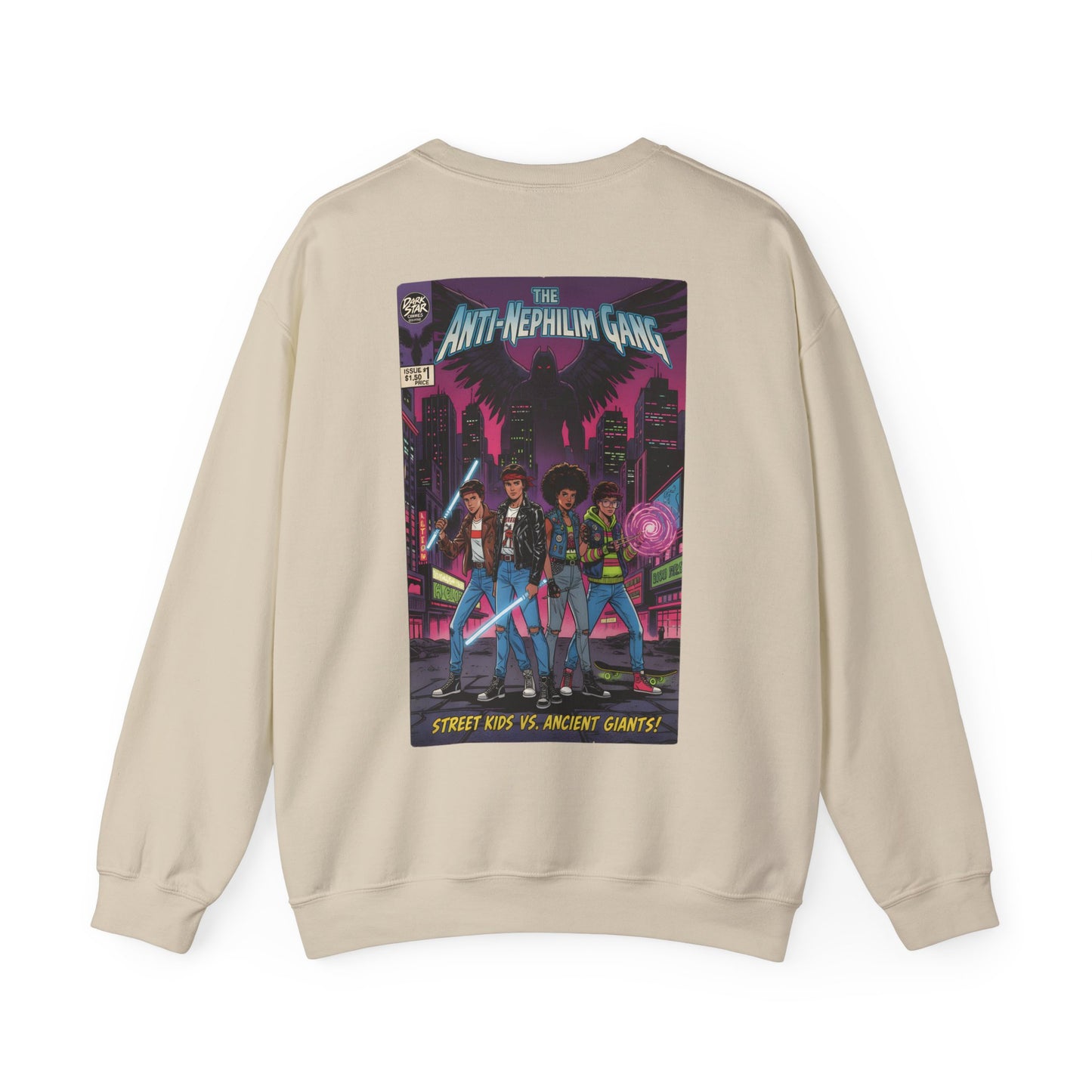 Anti Nephilim Gang Comic Sweatshirt - Kirk Ave. Apparel