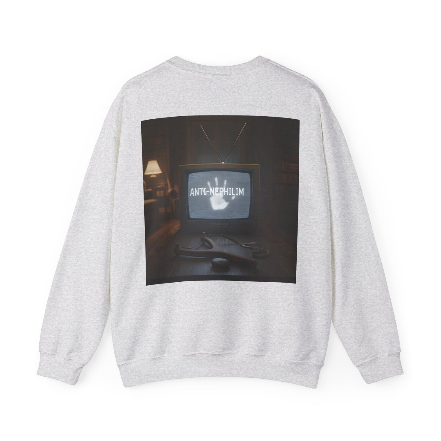 Retro TV Anti Nephilim Sweatshirt - Kirk Ave. Apparel